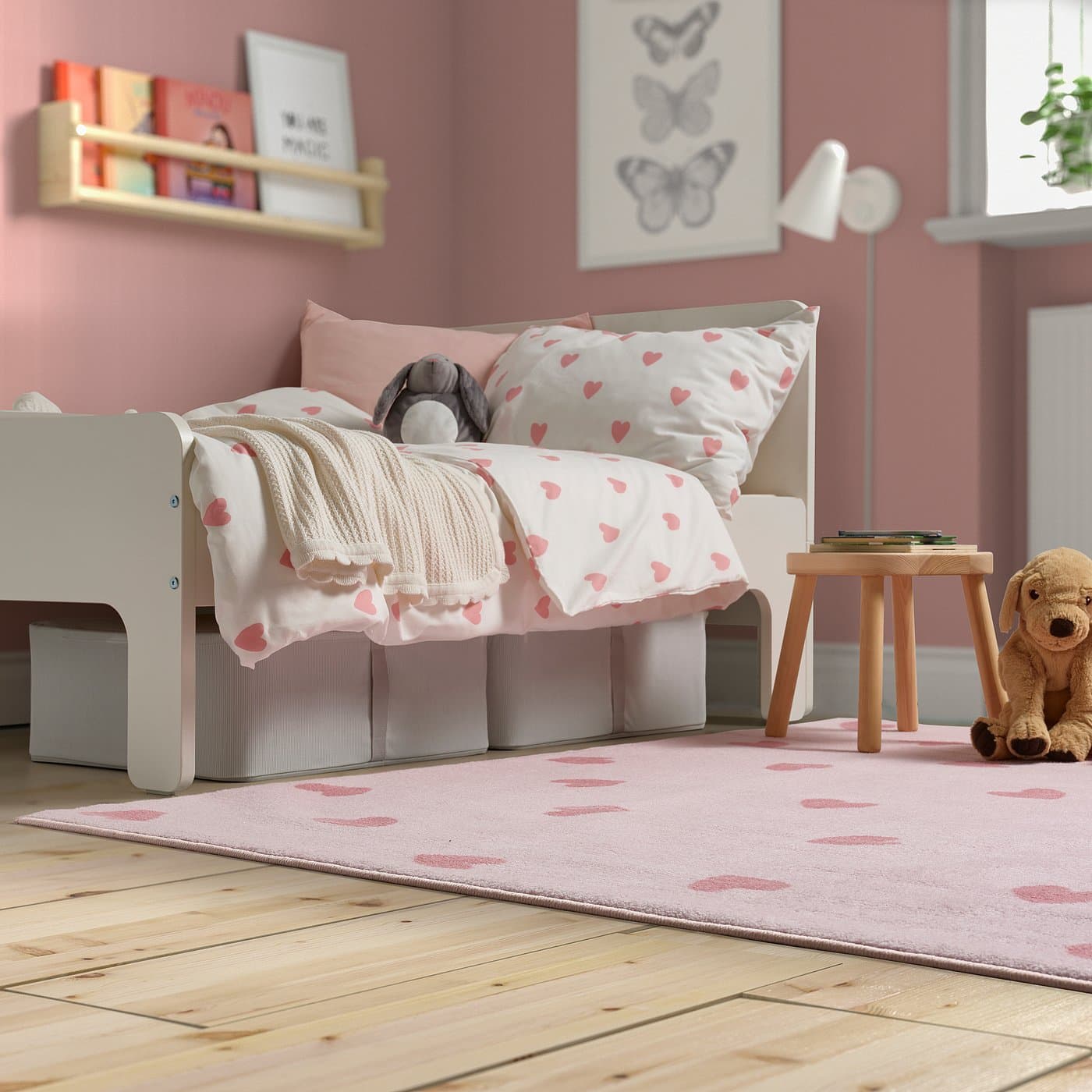 BARNDRÖM Rug - pink 133x160 cm — image 2