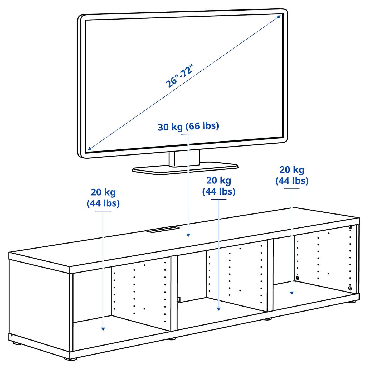 BESTÅ TV bench — image 12