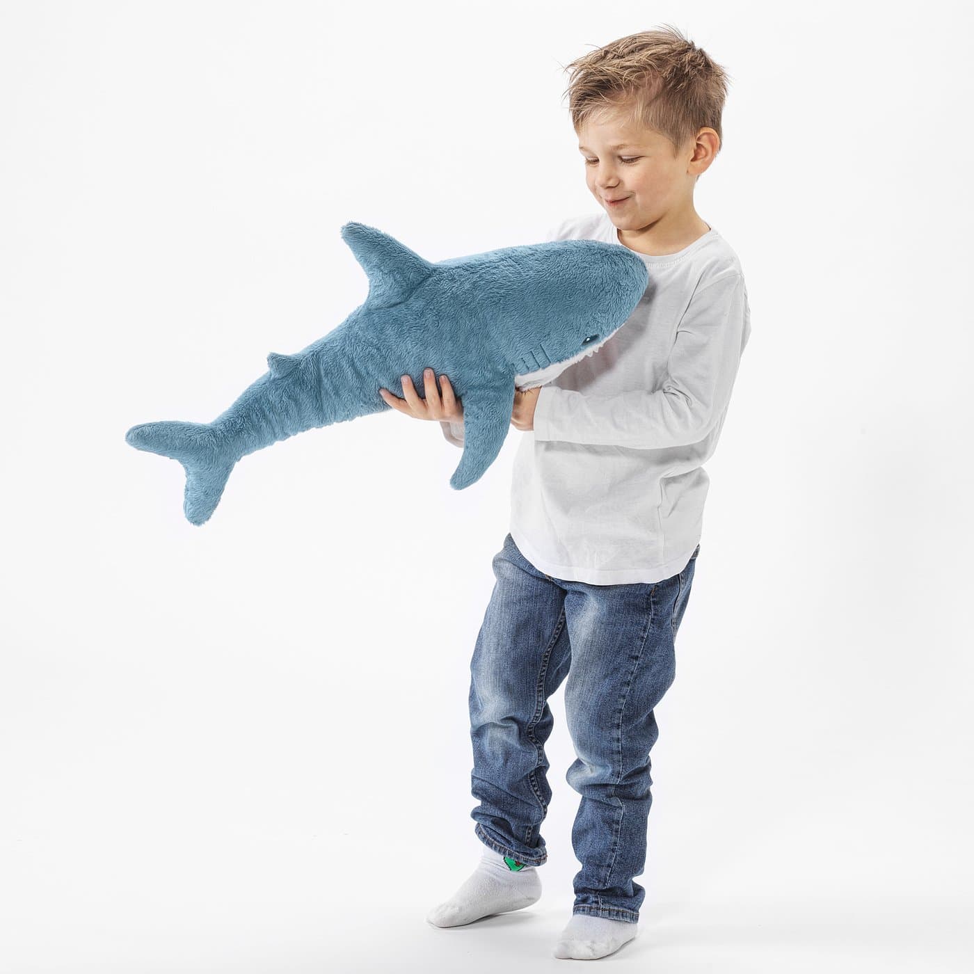 BLÅHAJ Soft toy - baby shark 55 cm — image 3