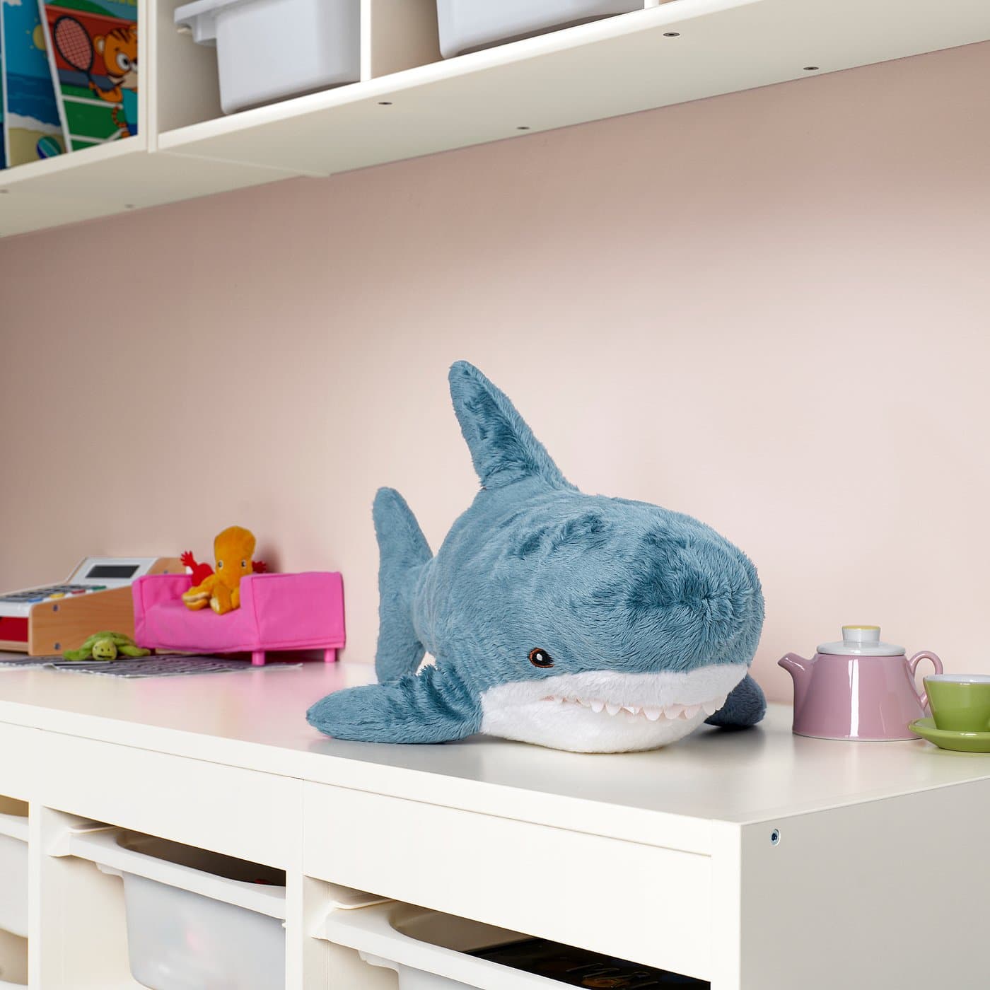 BLÅHAJ Soft toy - baby shark 55 cm — image 2