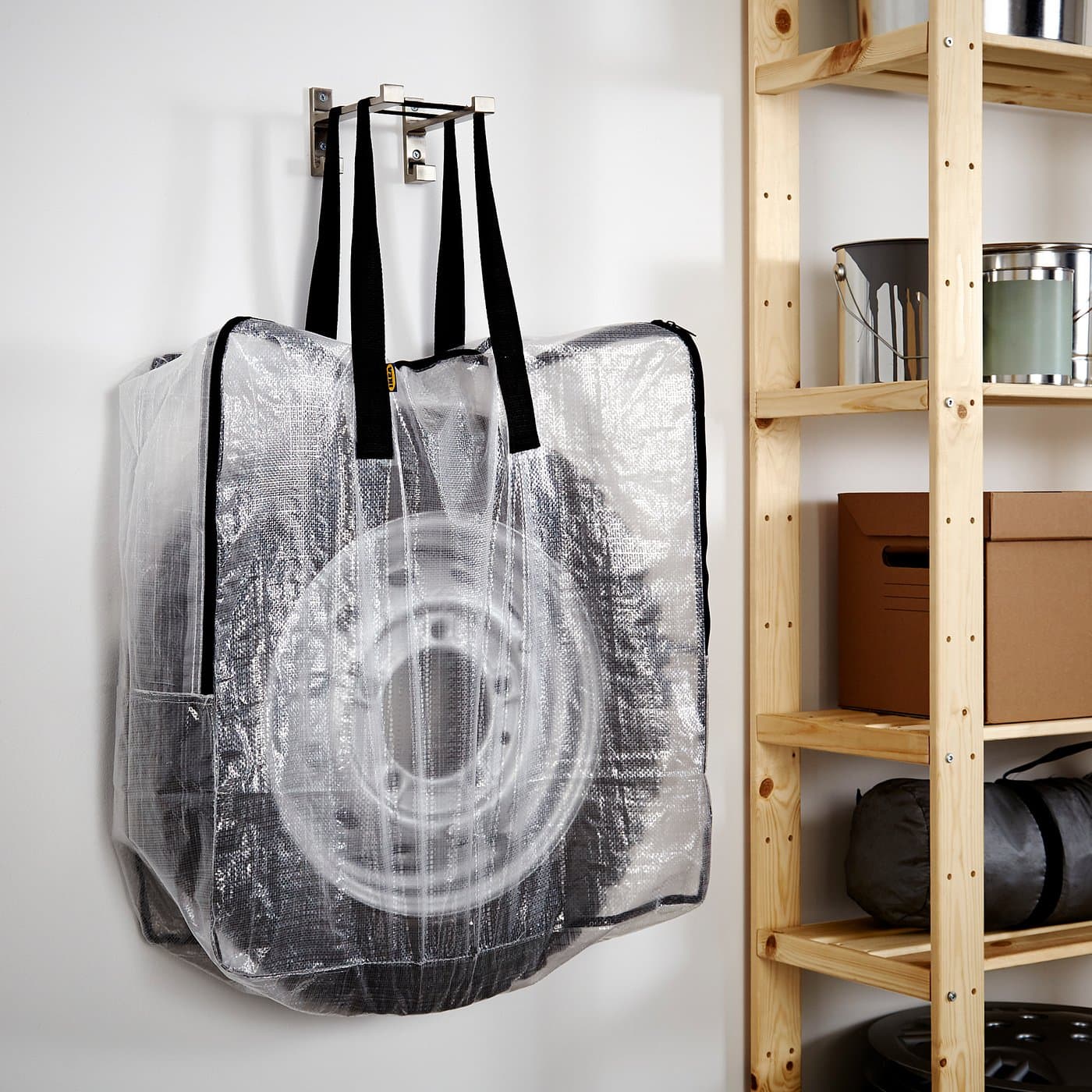 DIMPA Storage bag - transparent 65x22x65 cm — image 3