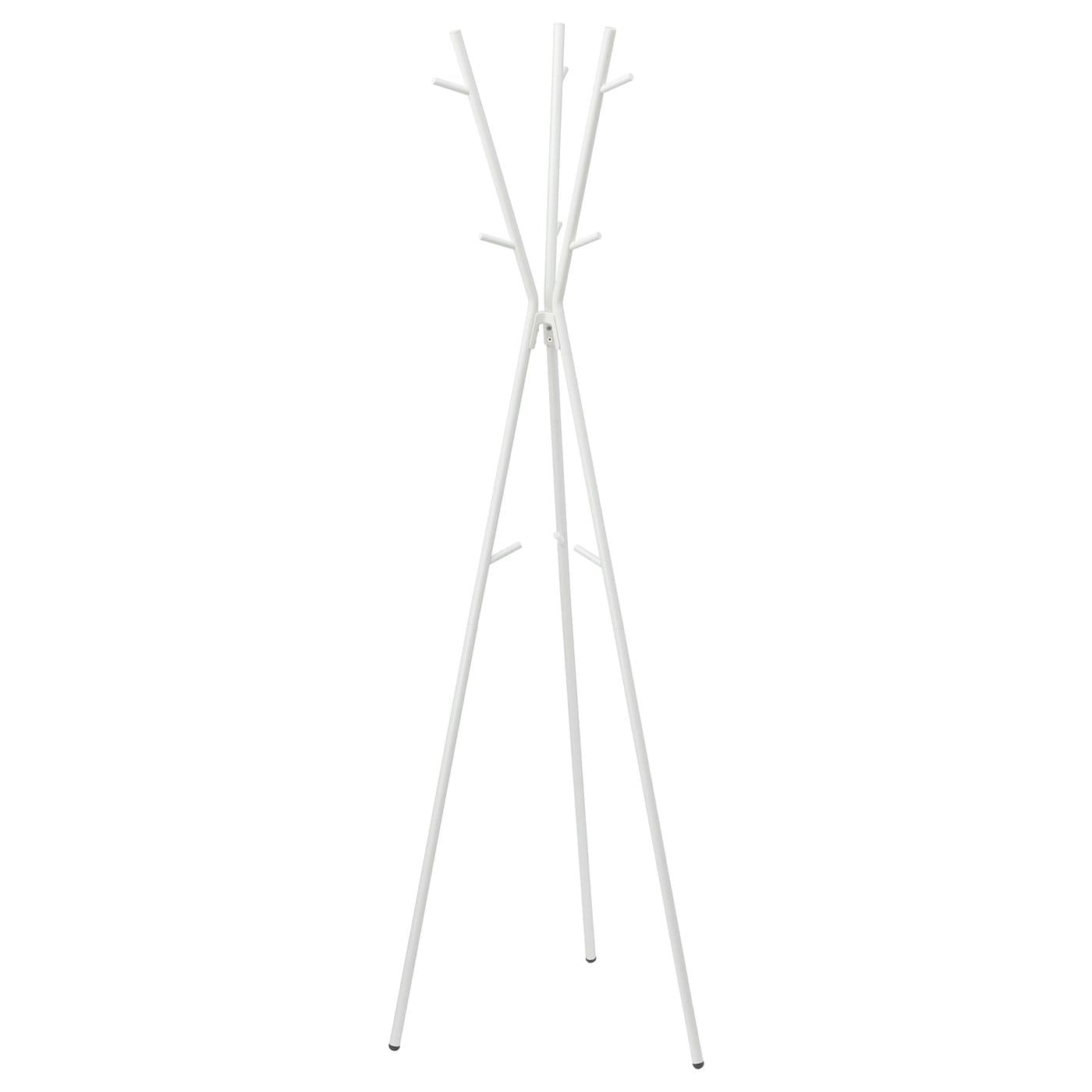 EKRAR Hat and coat stand - white 169 cm — image 1