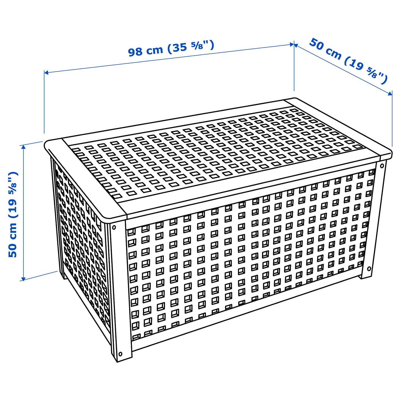 HOL Storage table - acacia 98x50 cm — image 6