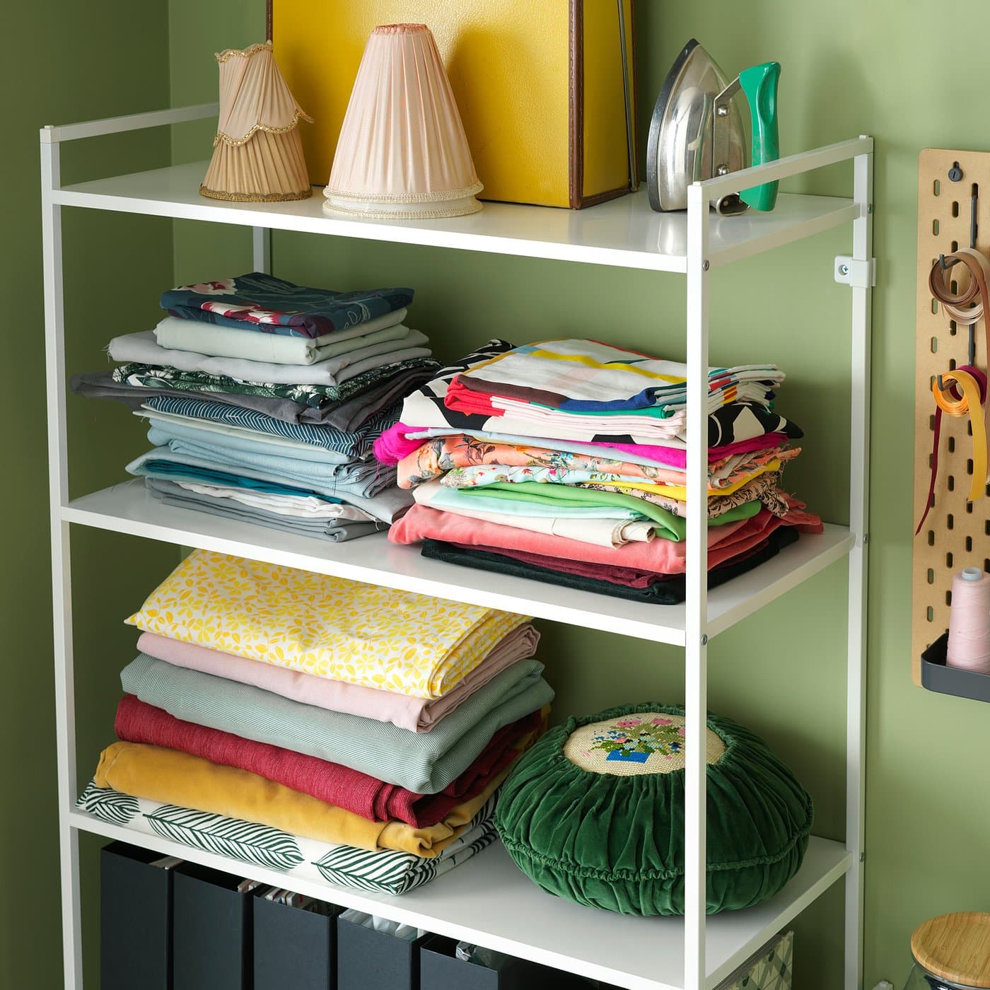 JONAXEL Shelving unit - white 80x38x160 cm — image 3