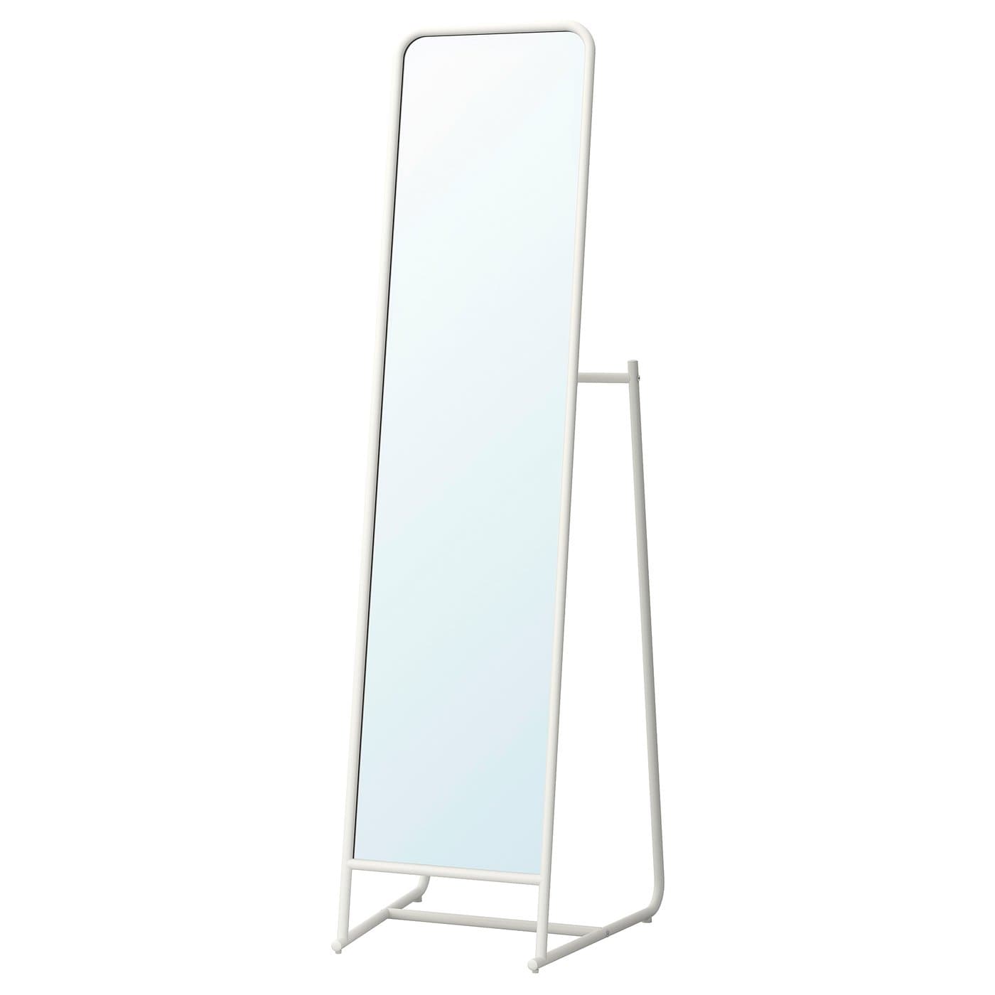 KNAPPER Standing mirror - white 48x160 cm