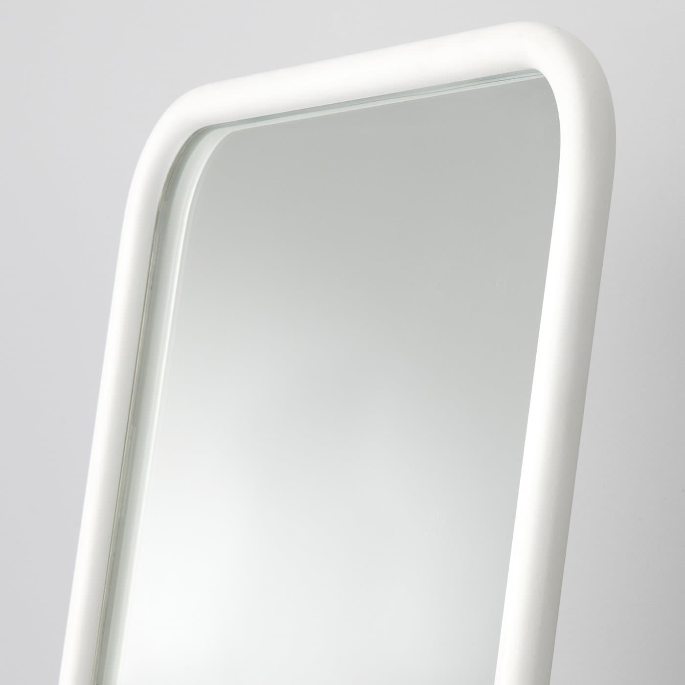 KNAPPER Standing mirror - white 48x160 cm — image 4