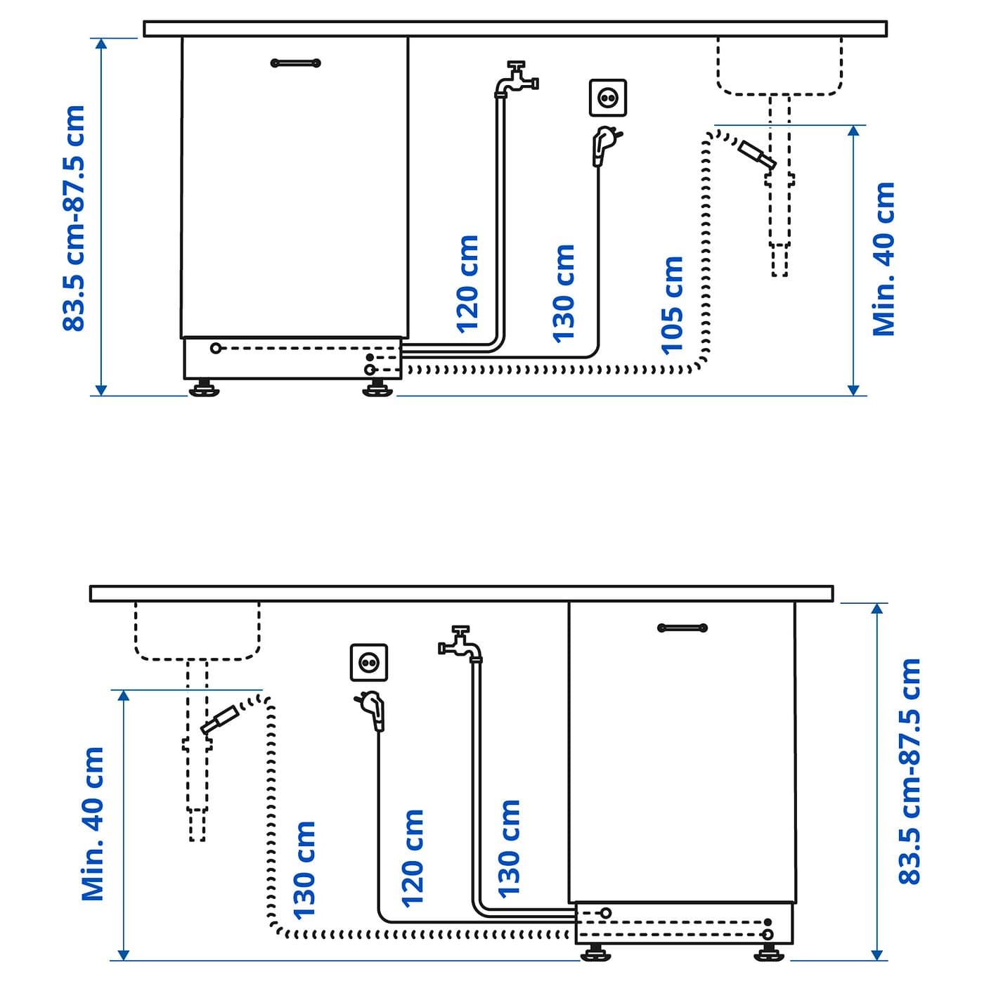 LAGAN Integrated dishwasher 45 cm — image 5