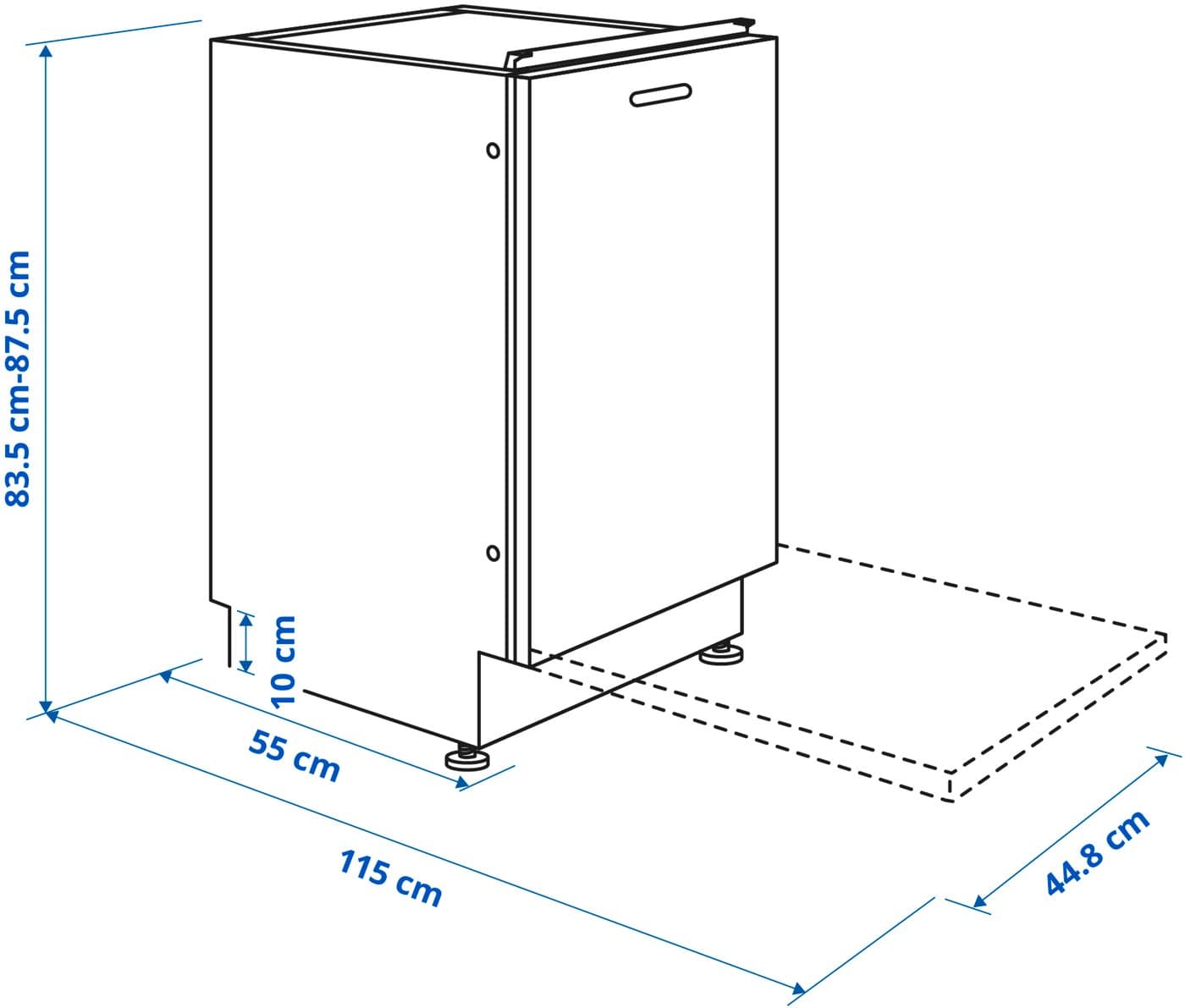 LAGAN Integrated dishwasher 45 cm — image 6