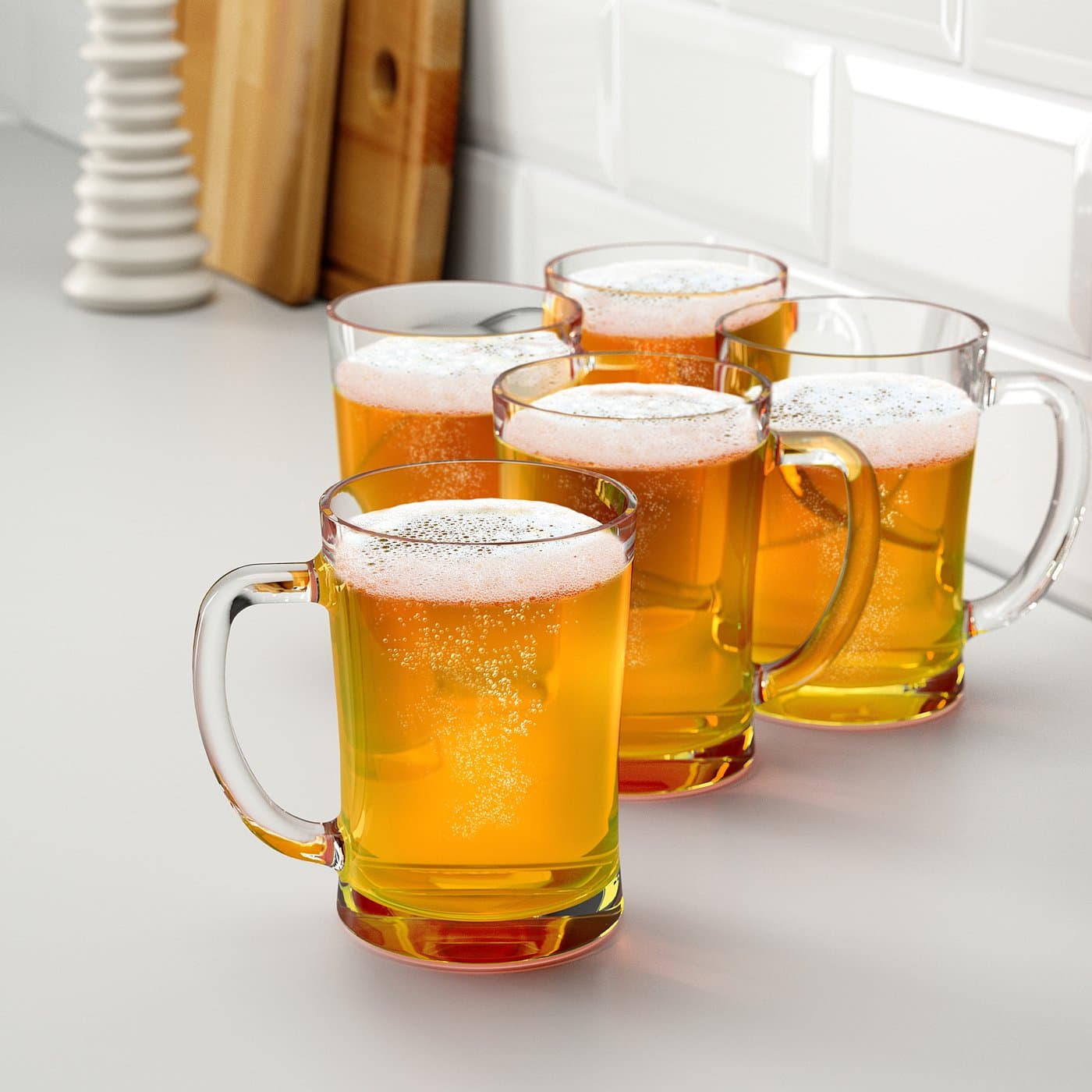 MJÖD Beer tankard - clear glass 60 cl — image 4