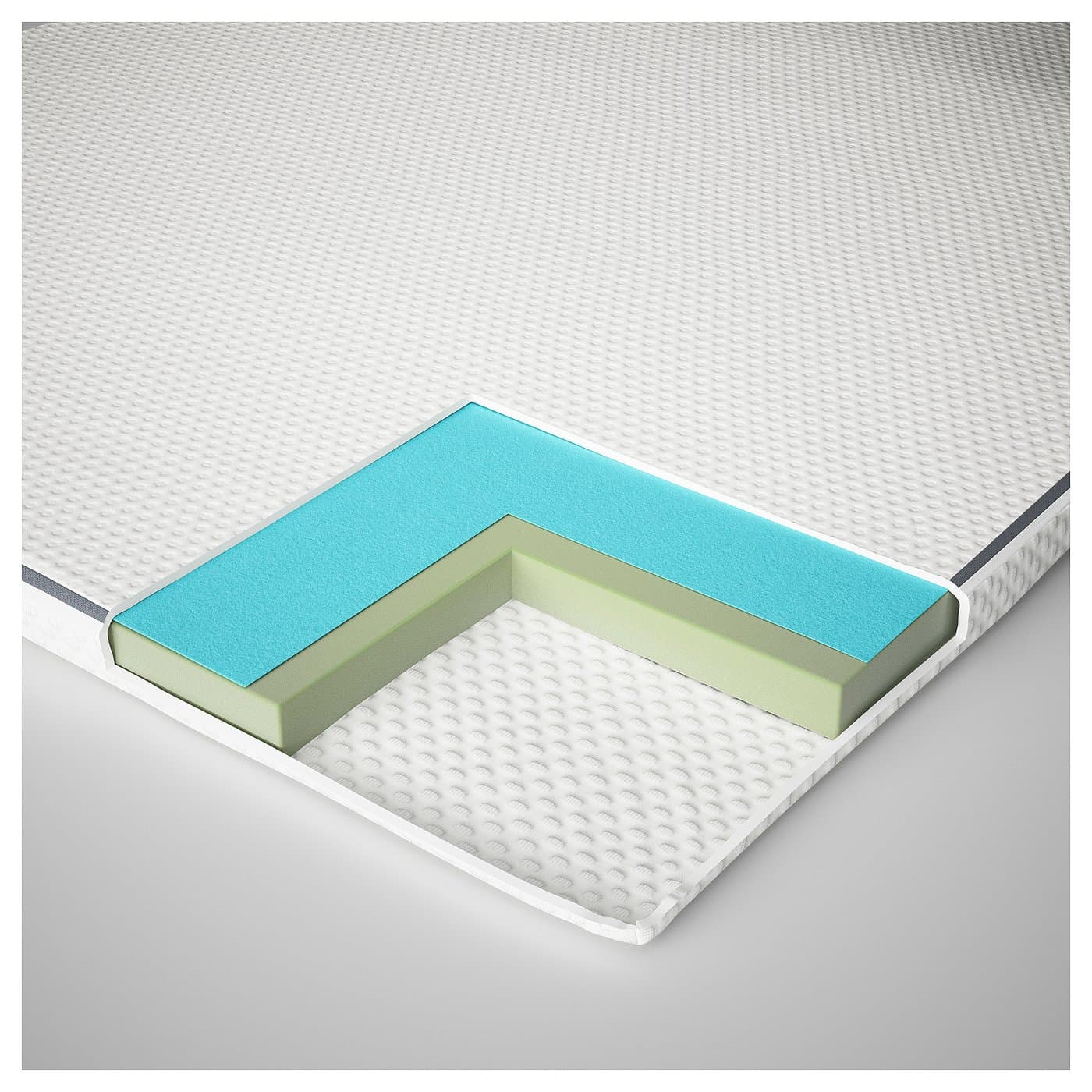 NÄSTABERG Mattress pad - white 180x200 cm — image 8