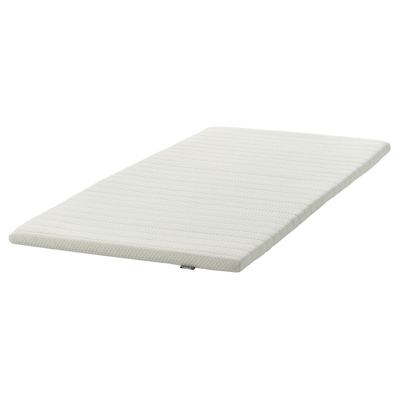 NISSEHOLM Mattress pad - white 90x200 cm — image 1