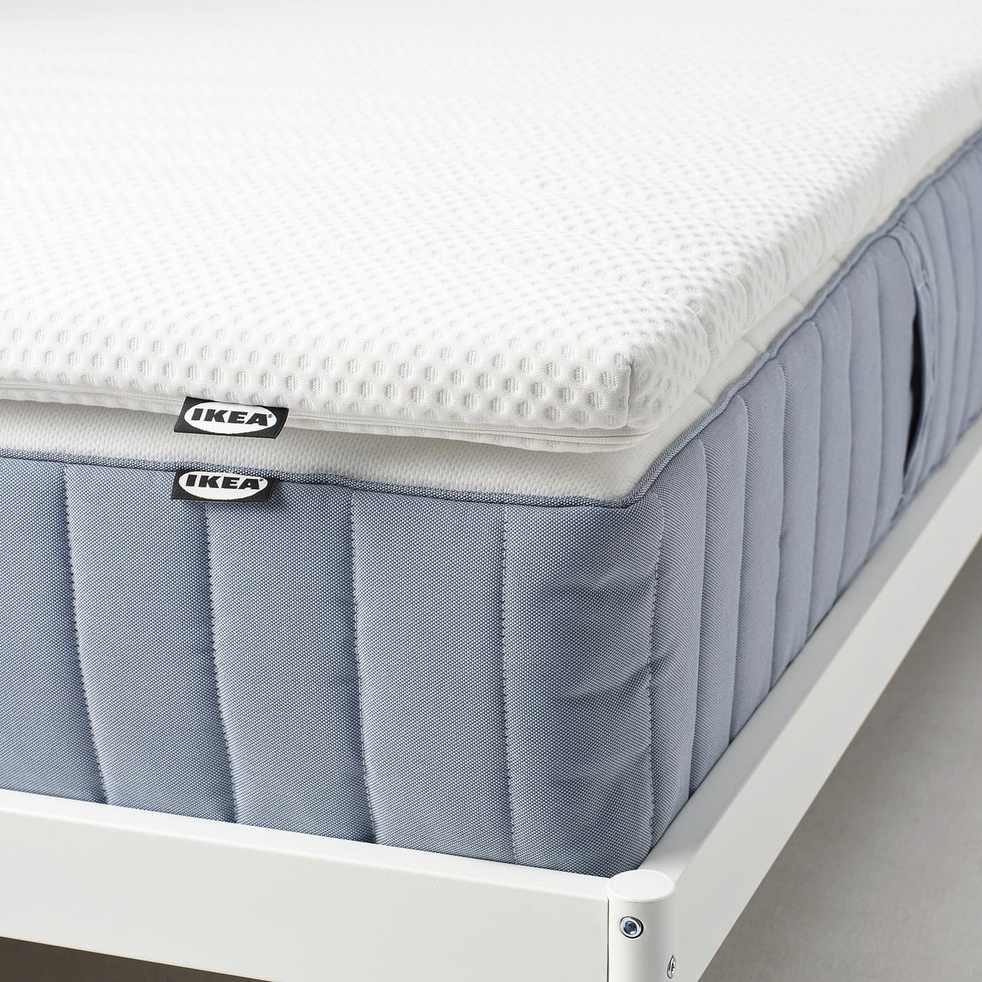 NISSEHOLM Mattress pad - white 90x200 cm — image 4