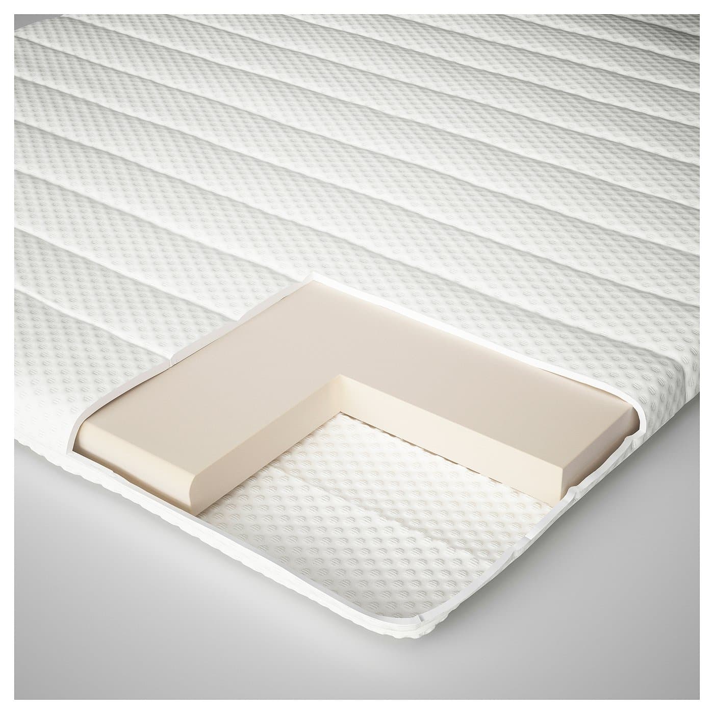 NISSEHOLM Mattress pad - white 90x200 cm — image 8