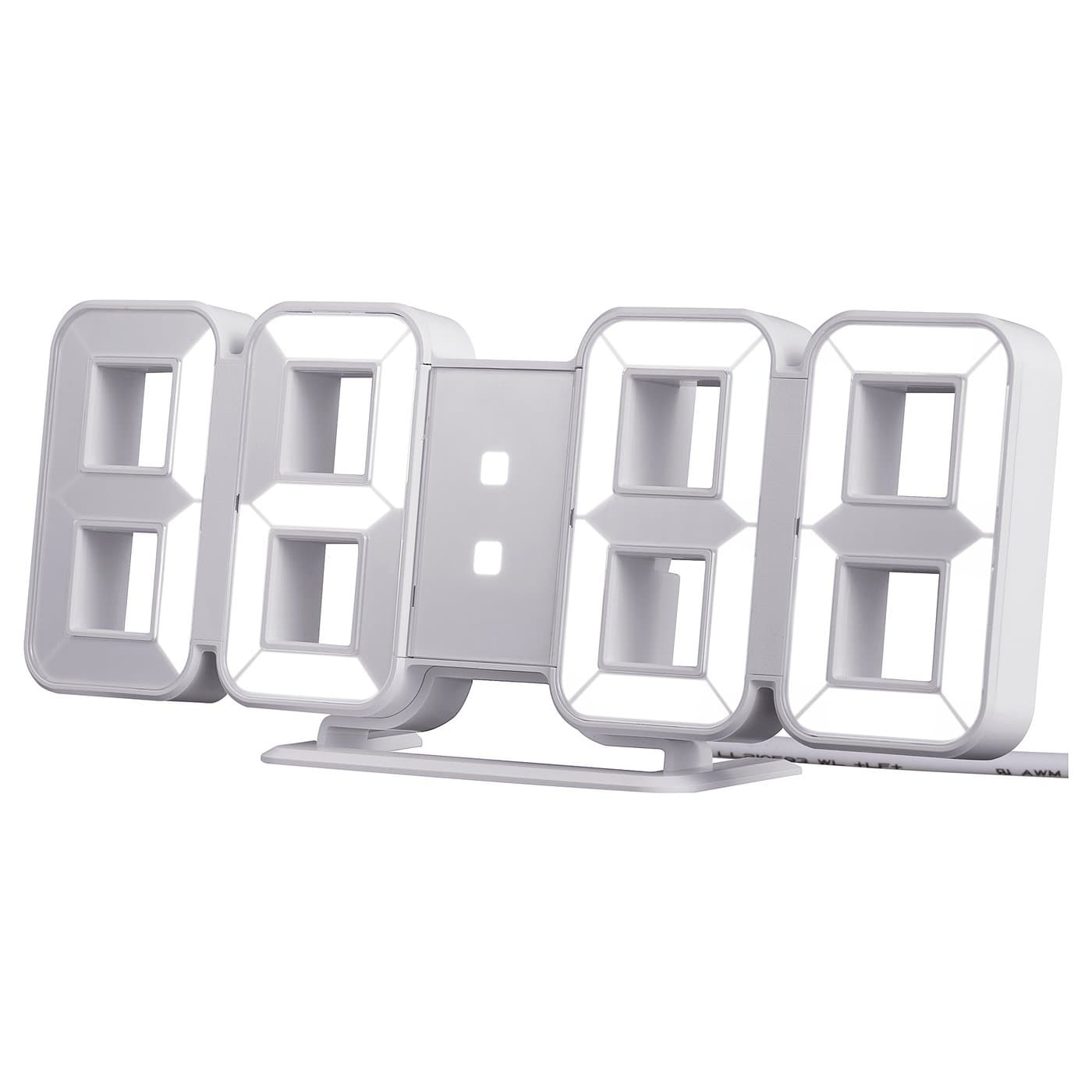 NOLLÅTTA Alarm clock - white — image 1