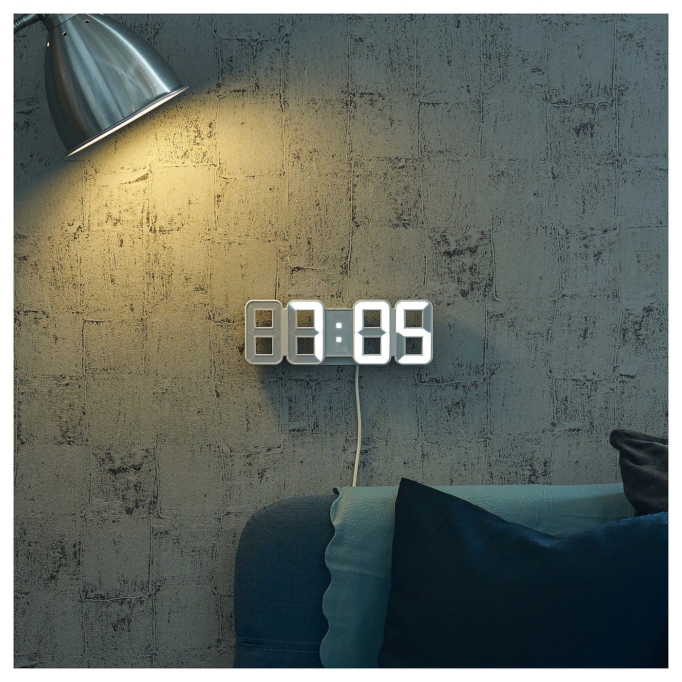 NOLLÅTTA Alarm clock - white — image 3