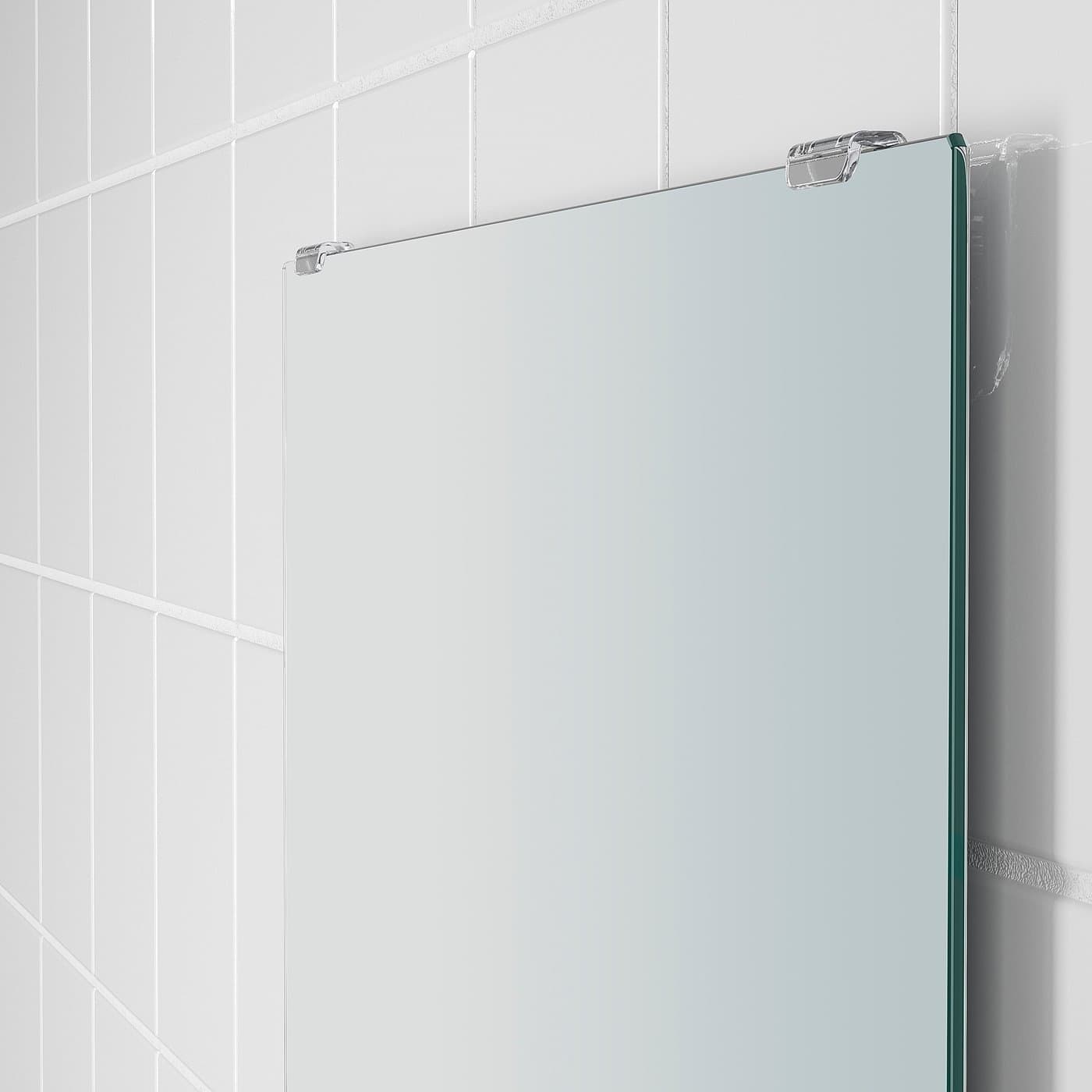 NYSJÖN Mirror with shelf - white 50x60 cm — image 4