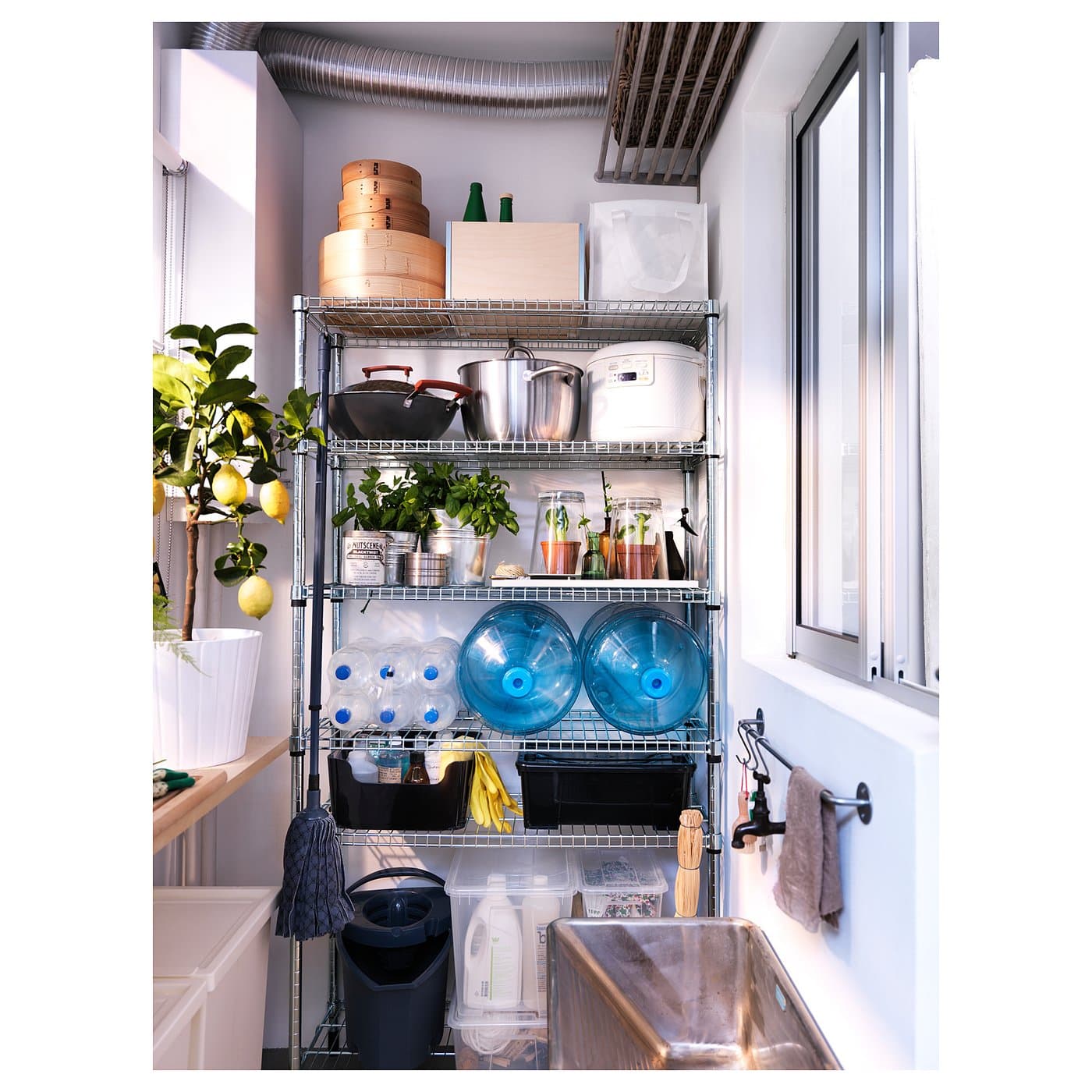 OMAR 1 shelf section 92x36x181 cm — image 2