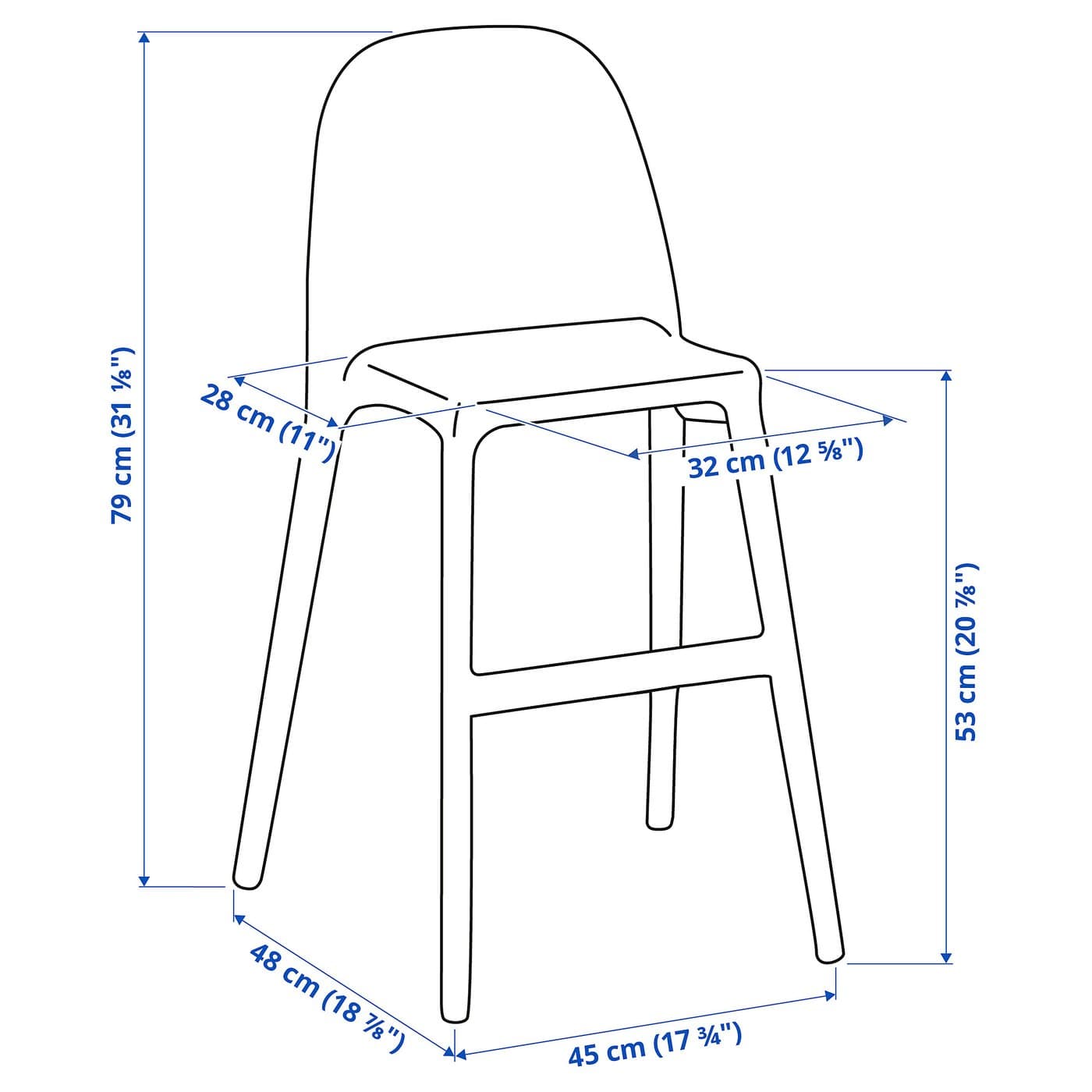 URBAN Junior chair - white — image 5
