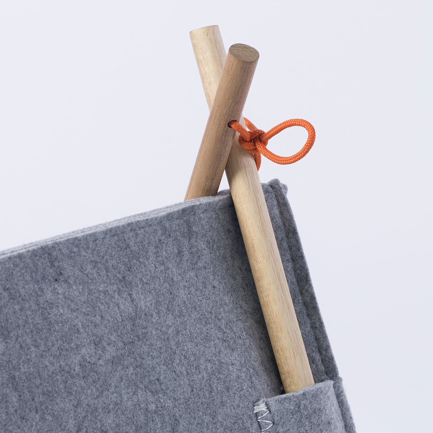 UTSÅDD Cat house - grey/felt — image 6