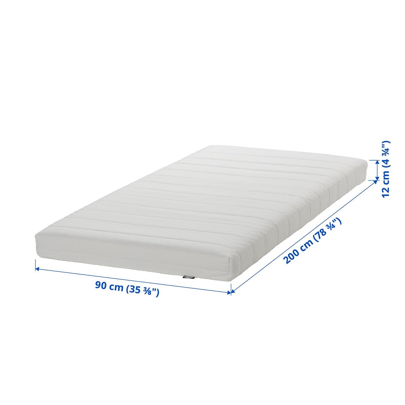 ÅFJÄLL Foam mattress - firm/white 90x200 cm — image 8