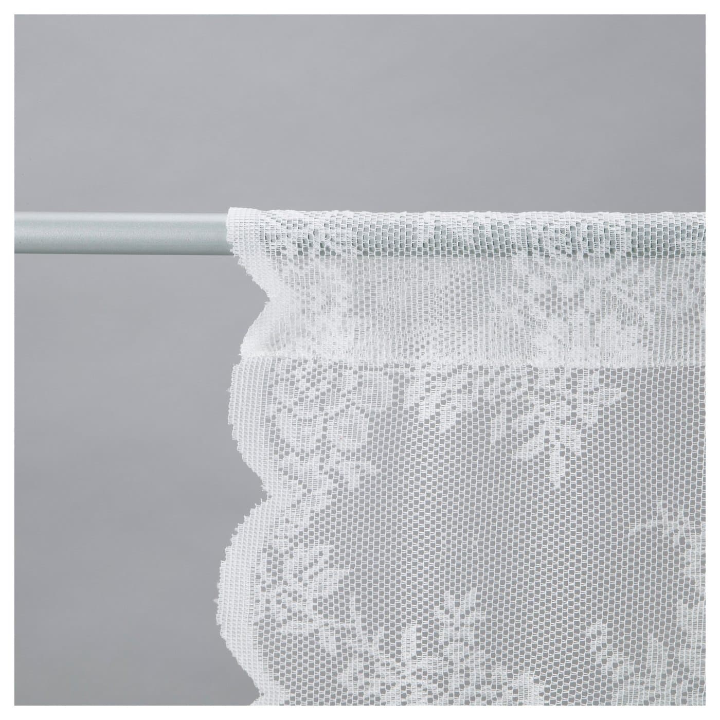 ALVINE SPETS Net curtains, 1 pair - off-white/with rod pocket 145x250 cm — image 3