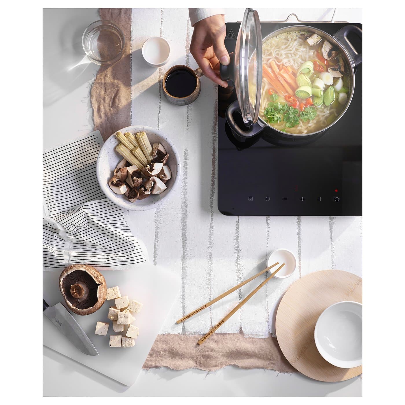 ANNONS 5-piece cookware set - glass/stainless steel — image 7