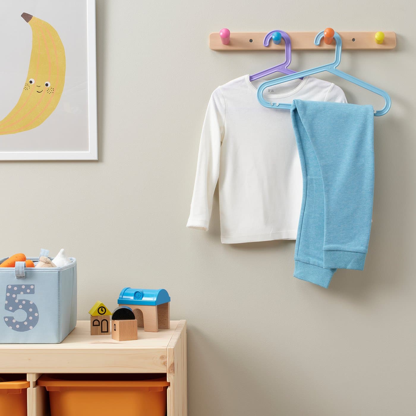 BAGIS Children's coat-hanger - mixed colours — image 2