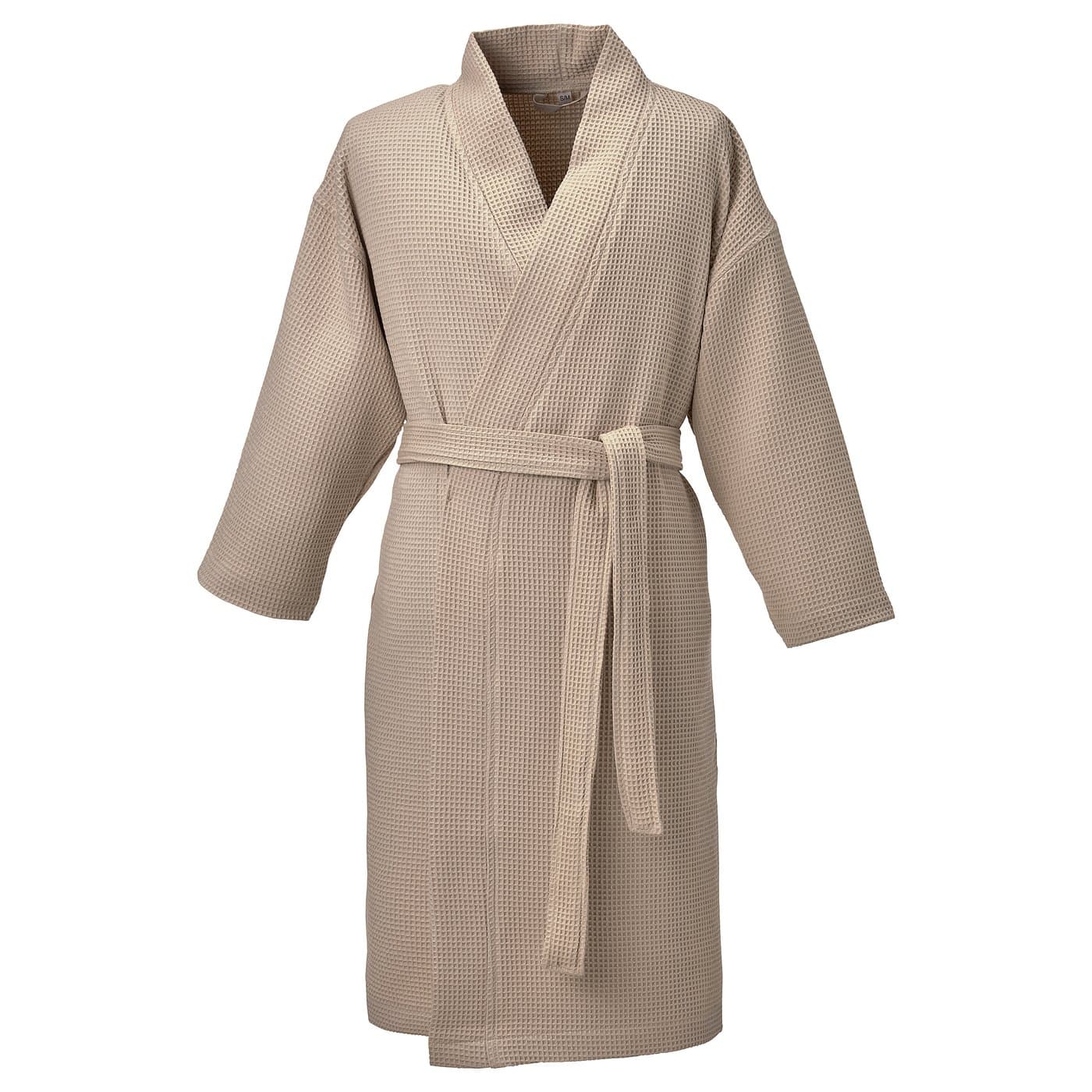 BJÄLVEN Bath robe - beige S/M — image 1