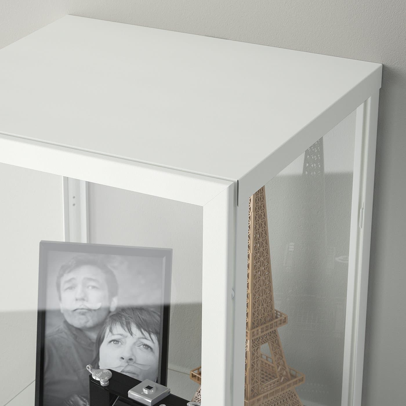 BLÅLIDEN Glass-door cabinet — image 4