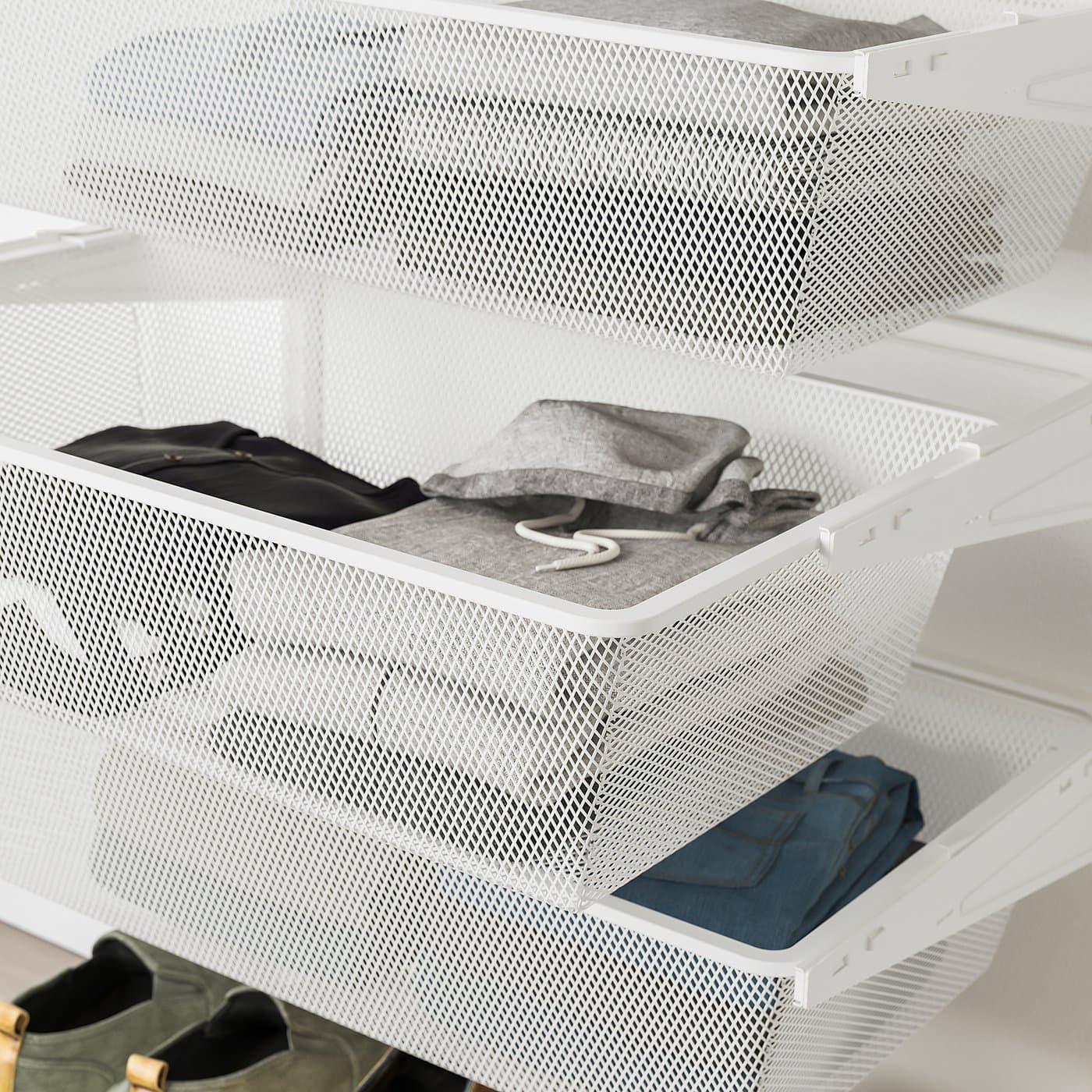 BOAXEL Wardrobe combination - white 125x40x201 cm — image 5