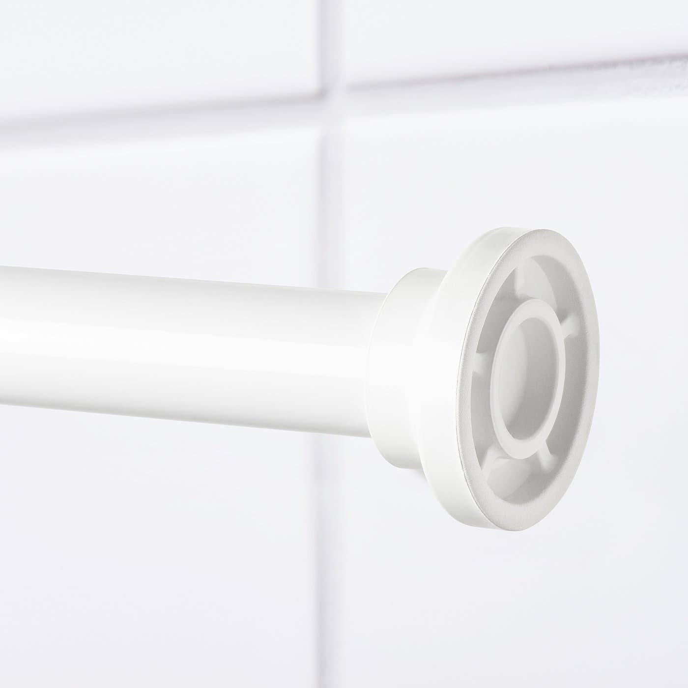 BOTAREN Shower curtain rod - white 70-120 cm — image 3