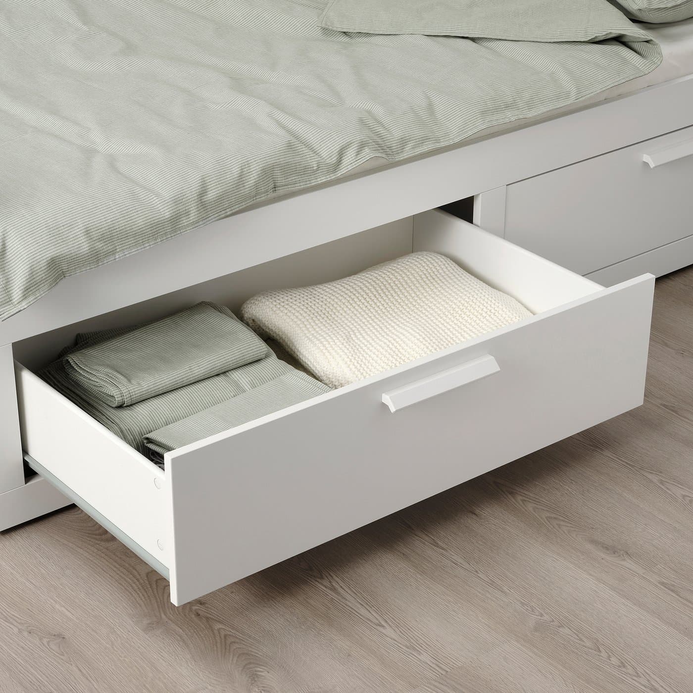 BRIMNES Day-bed frame with 2 drawers - white 80x200 cm — image 6