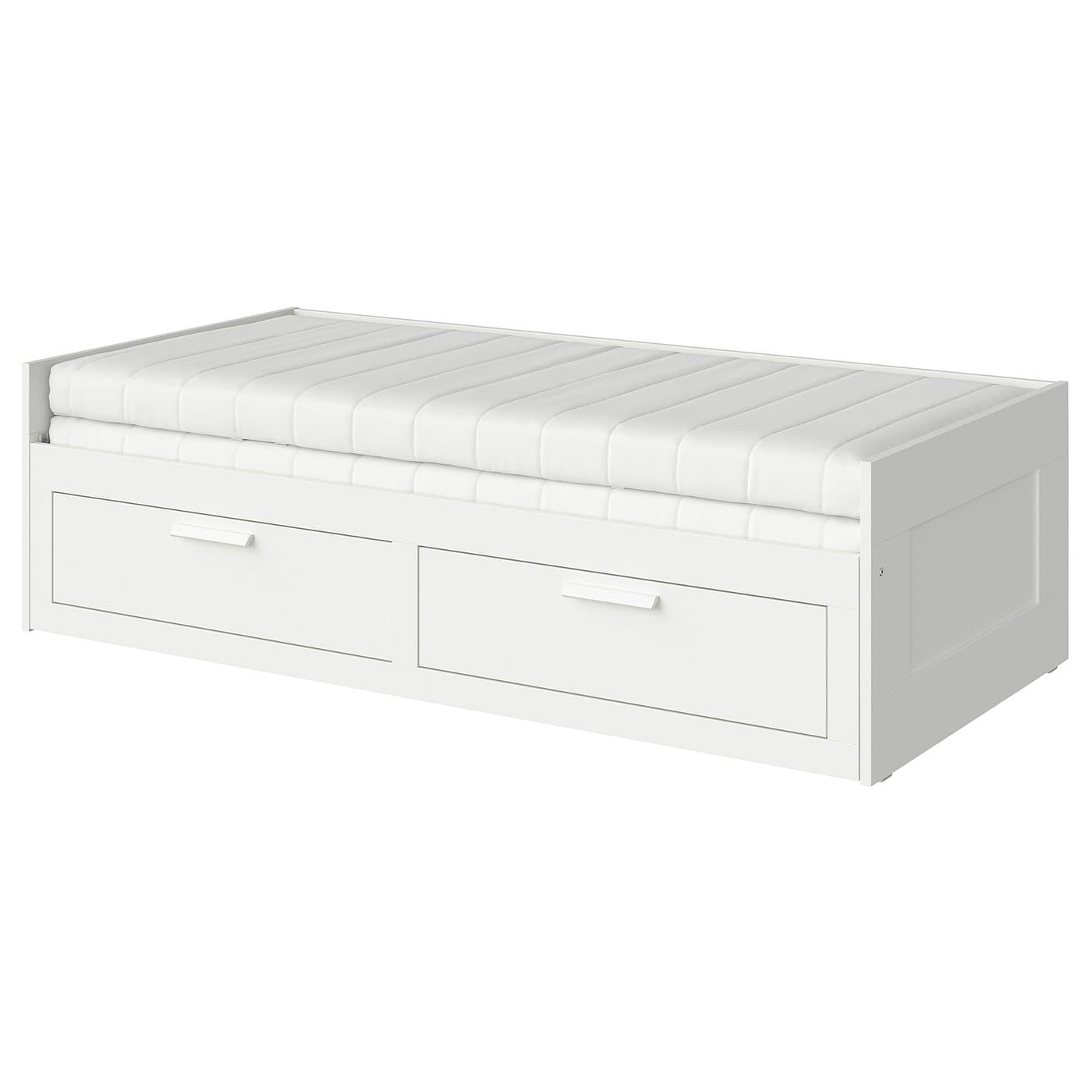 BRIMNES Day-bed w 2 drawers/2 mattresses — image 9