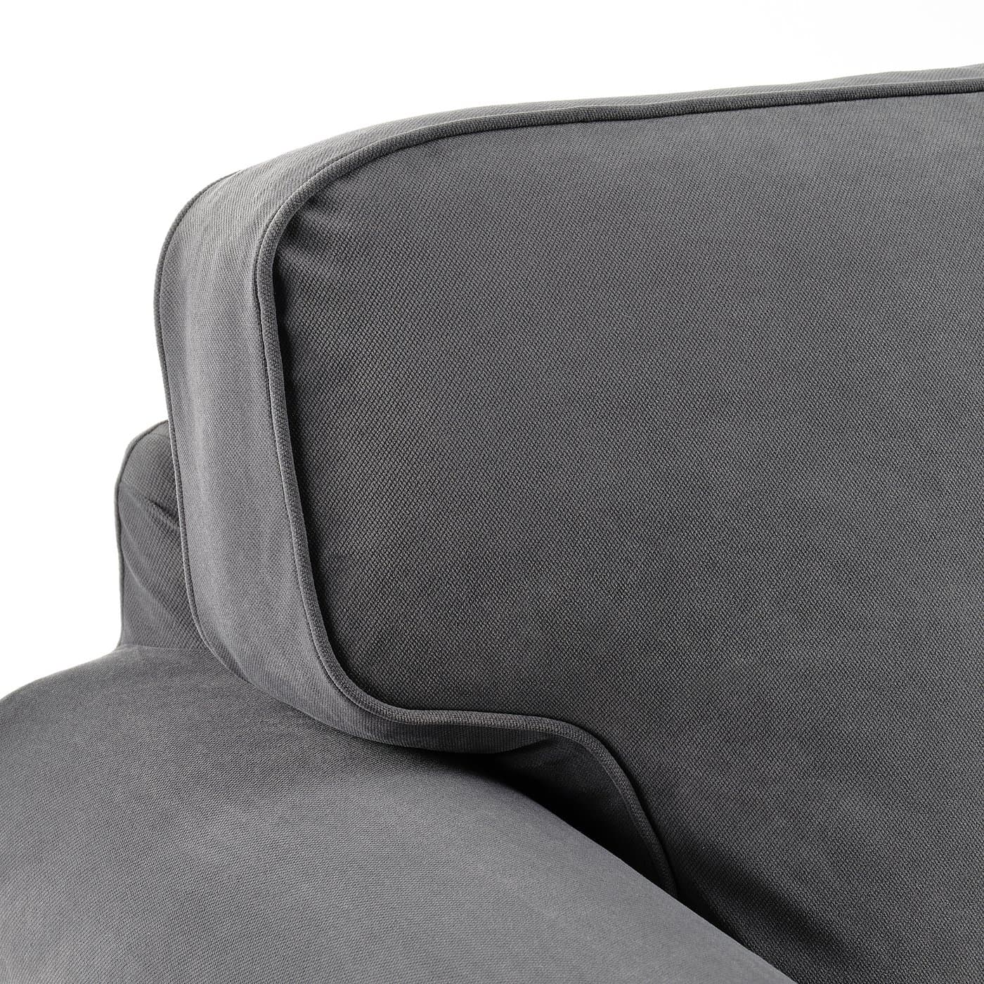 EKTORP 3-seat sofa - Hakebo dark grey — image 3