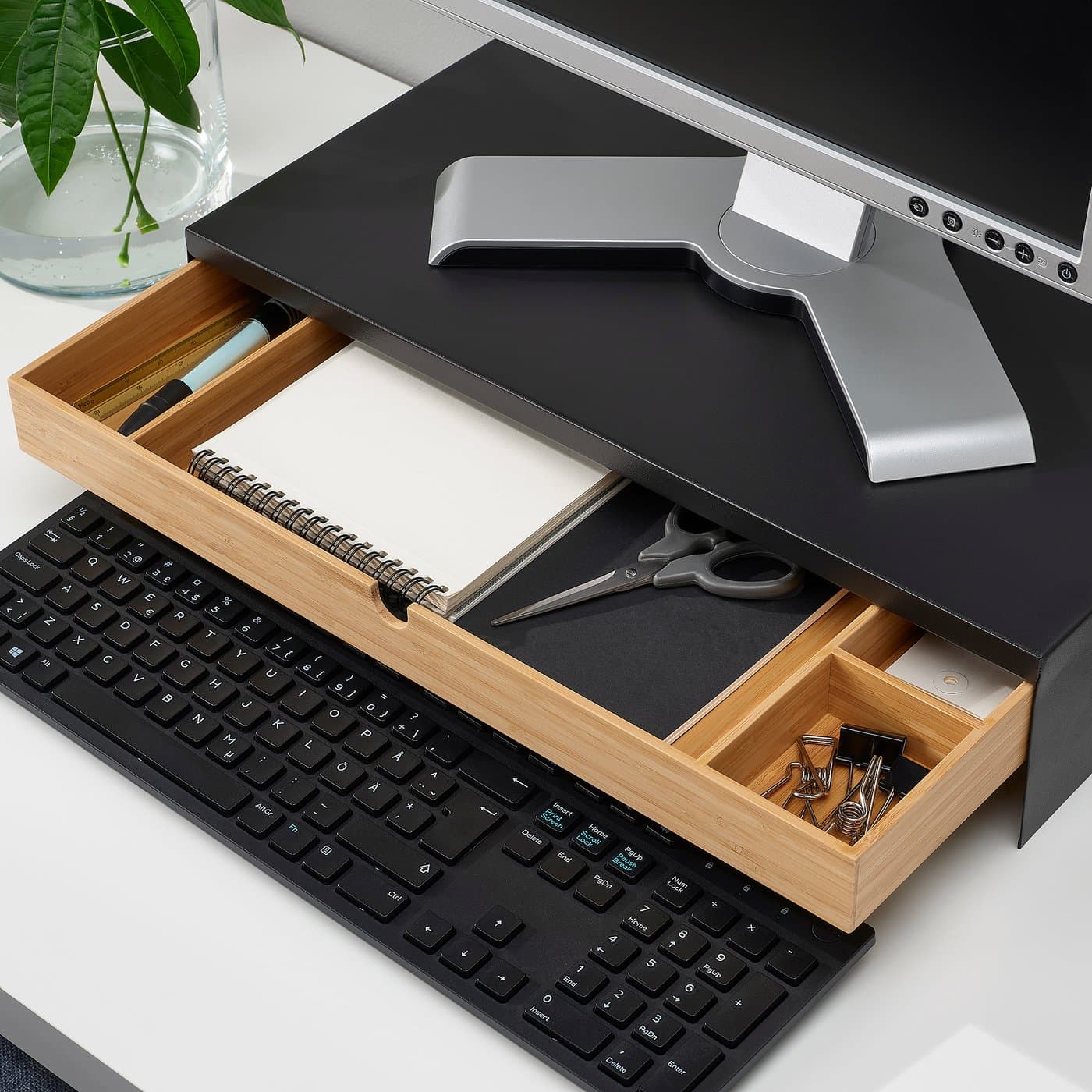 ELLOVEN Monitor stand with drawer — image 11