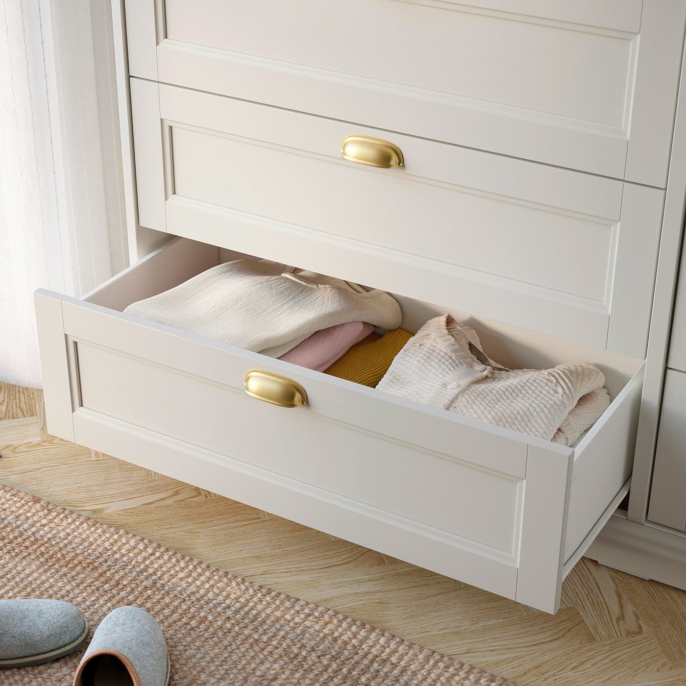 FÅGELFJÄLLET Chest Of 8 Drawers - Off-White 160x51x101 Cm — image 3