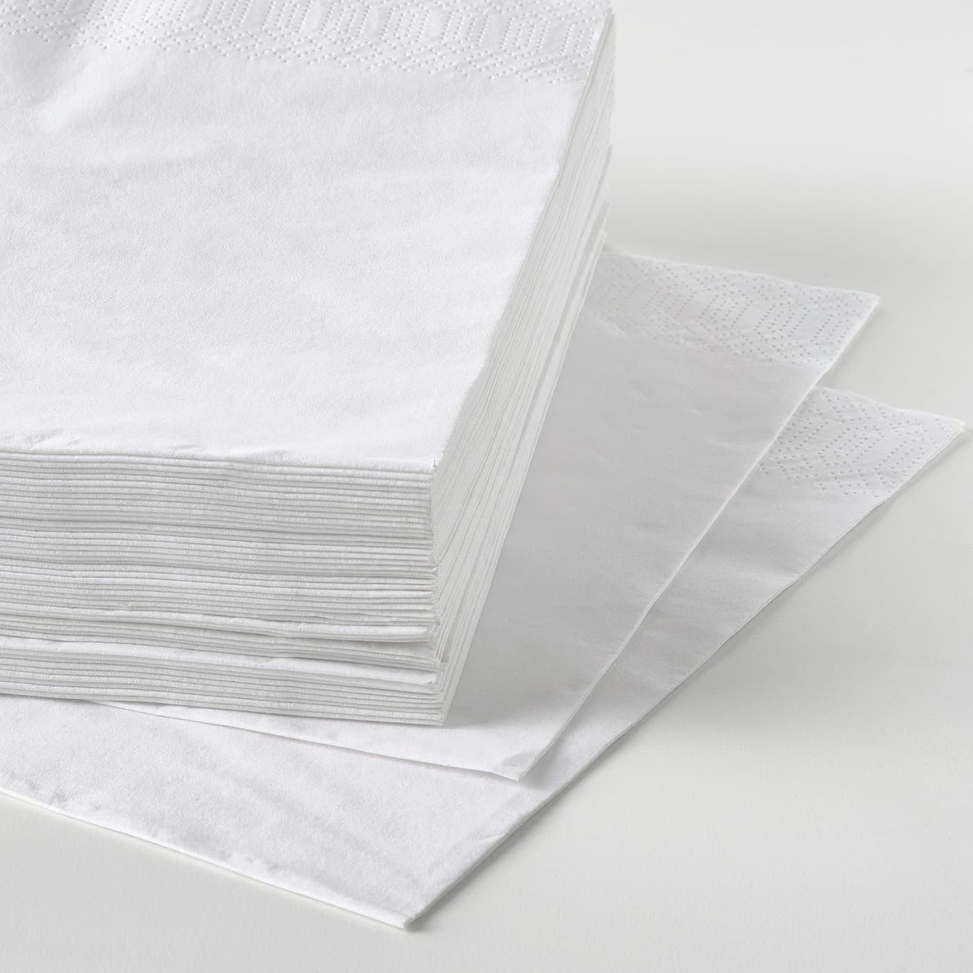 FANTASTISK Paper napkin - white 40x40 cm — image 2