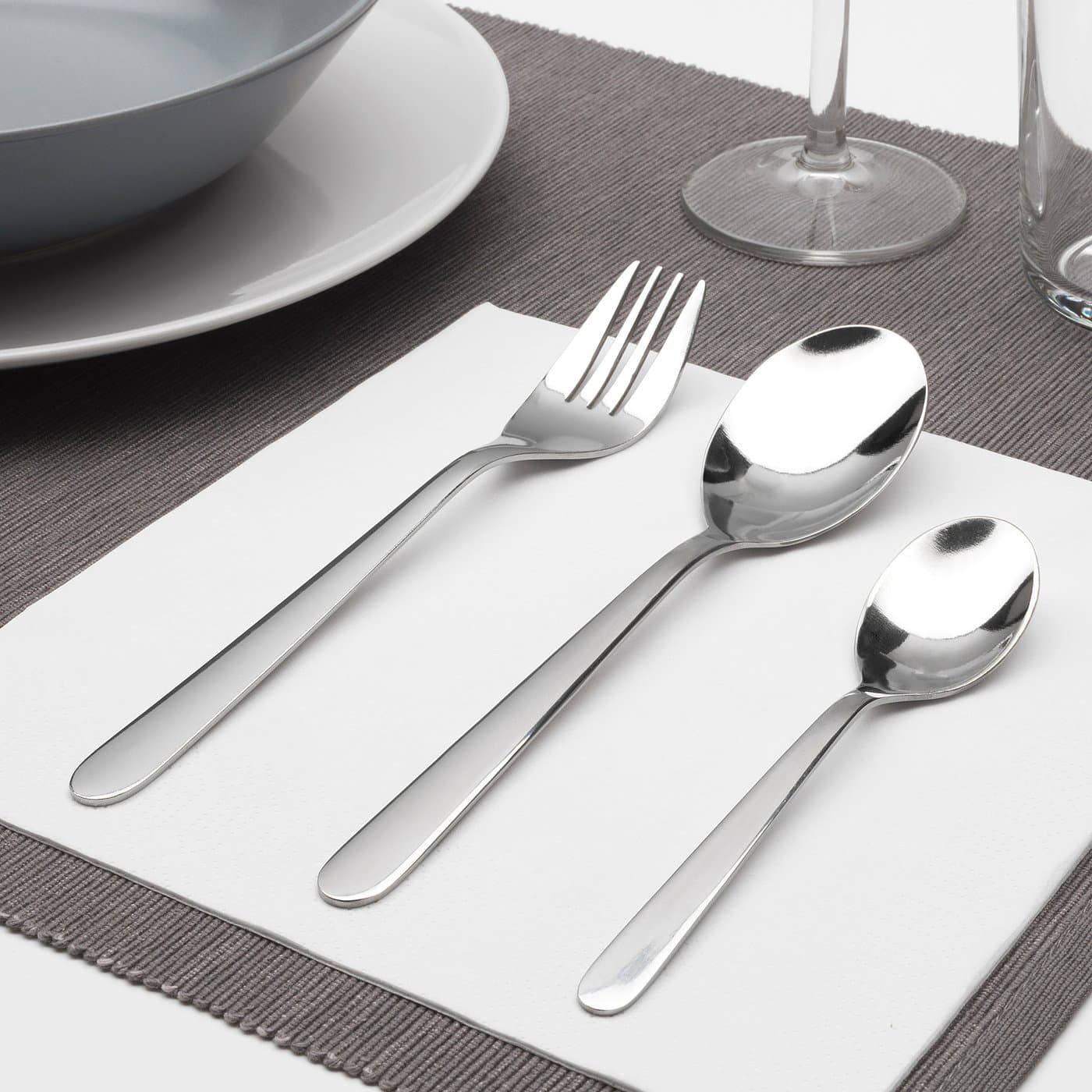 FÖRNUFT 18-piece cutlery set - stainless steel — image 2