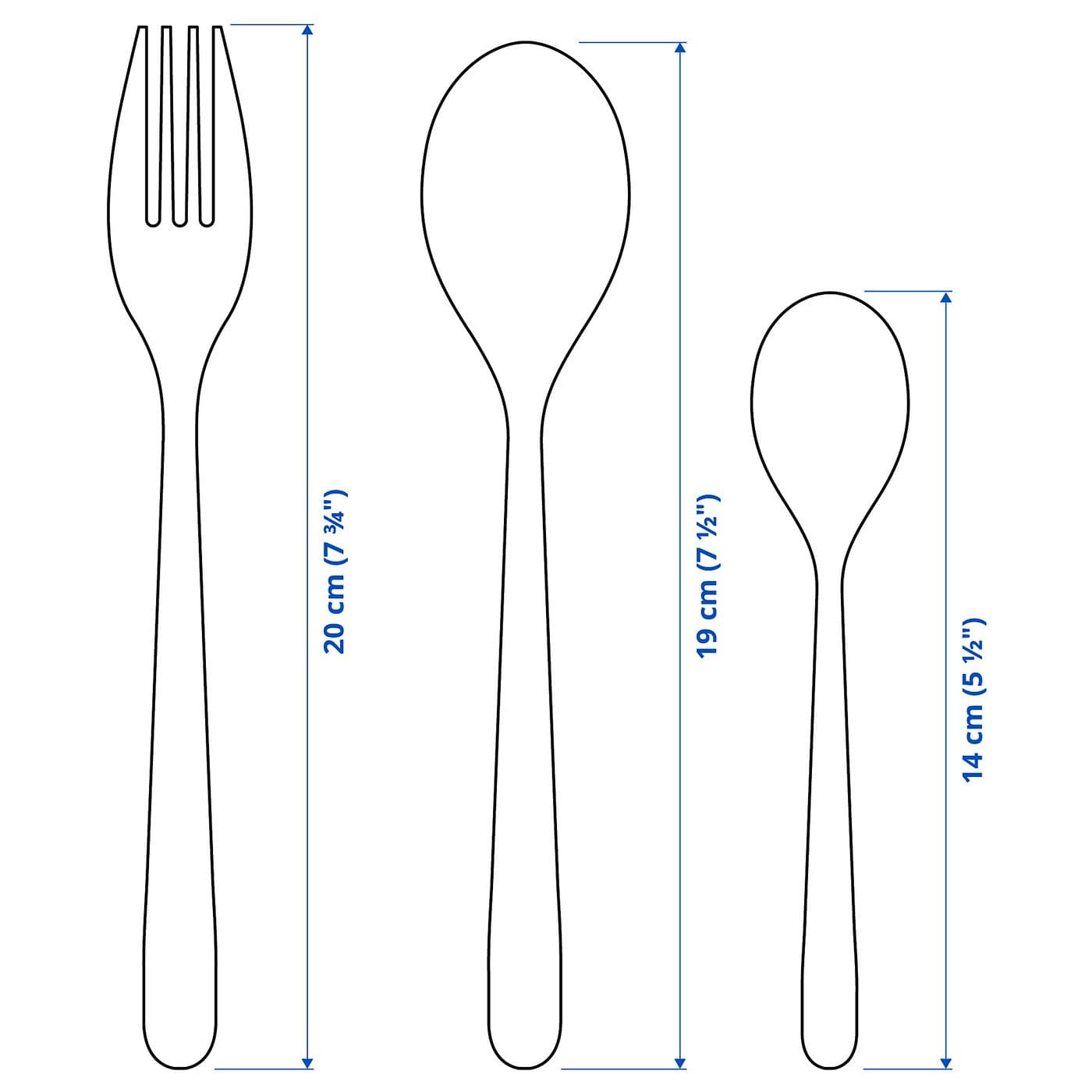 FÖRNUFT 18-piece cutlery set - stainless steel — image 4