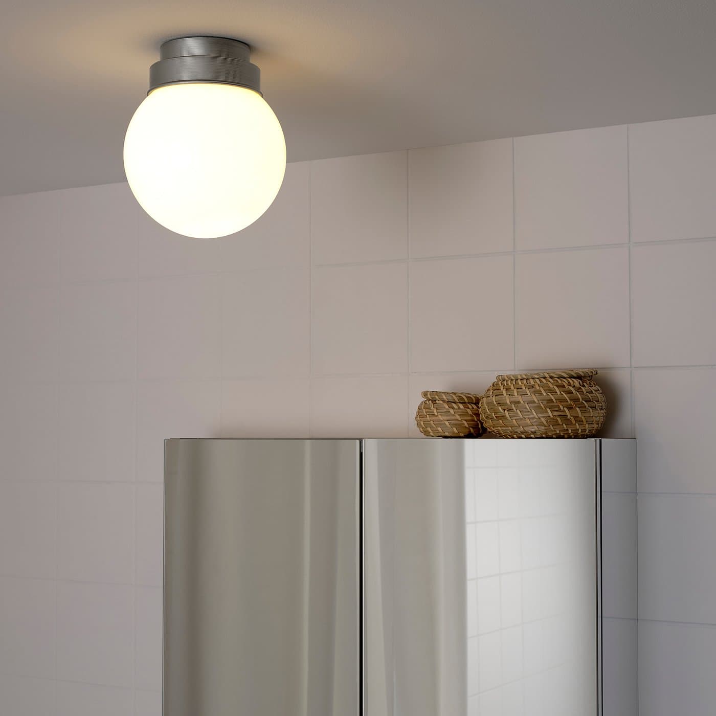FRIHULT Ceiling/wall lamp - stainless steel colour — image 2