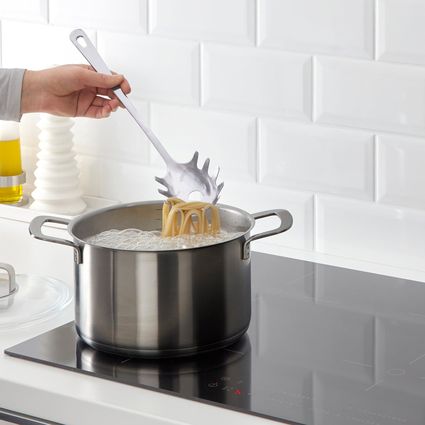 GRUNKA 4-piece kitchen utensil set - stainless steel — image 5