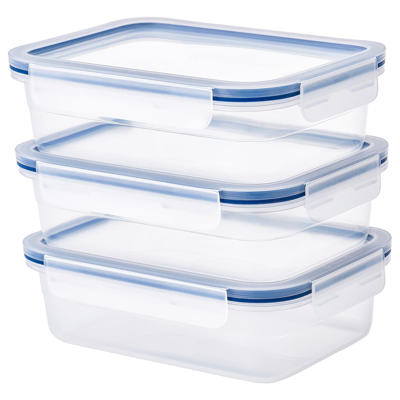 IKEA 365+ Food container with lid - rectangular/plastic 1.0 l — image 1