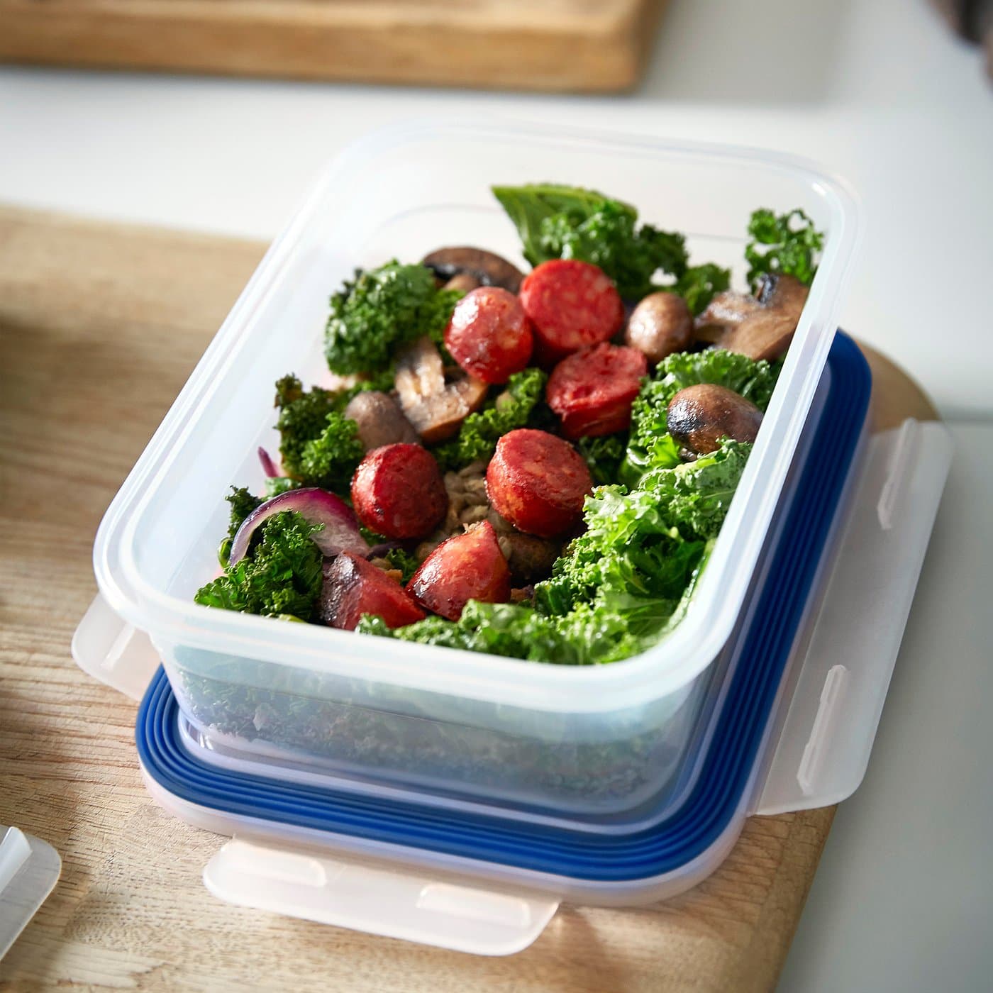 IKEA 365+ Food container with lid - rectangular/plastic 1.0 l — image 3