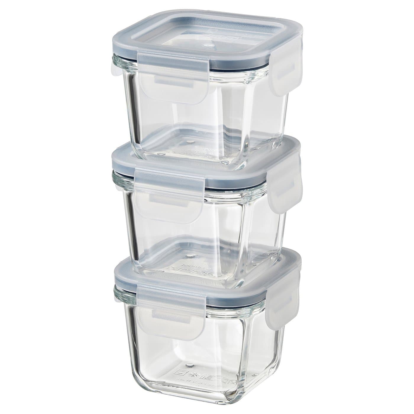 IKEA 365+ Food Container With Lid - Square/Glass 180 Ml — image 1
