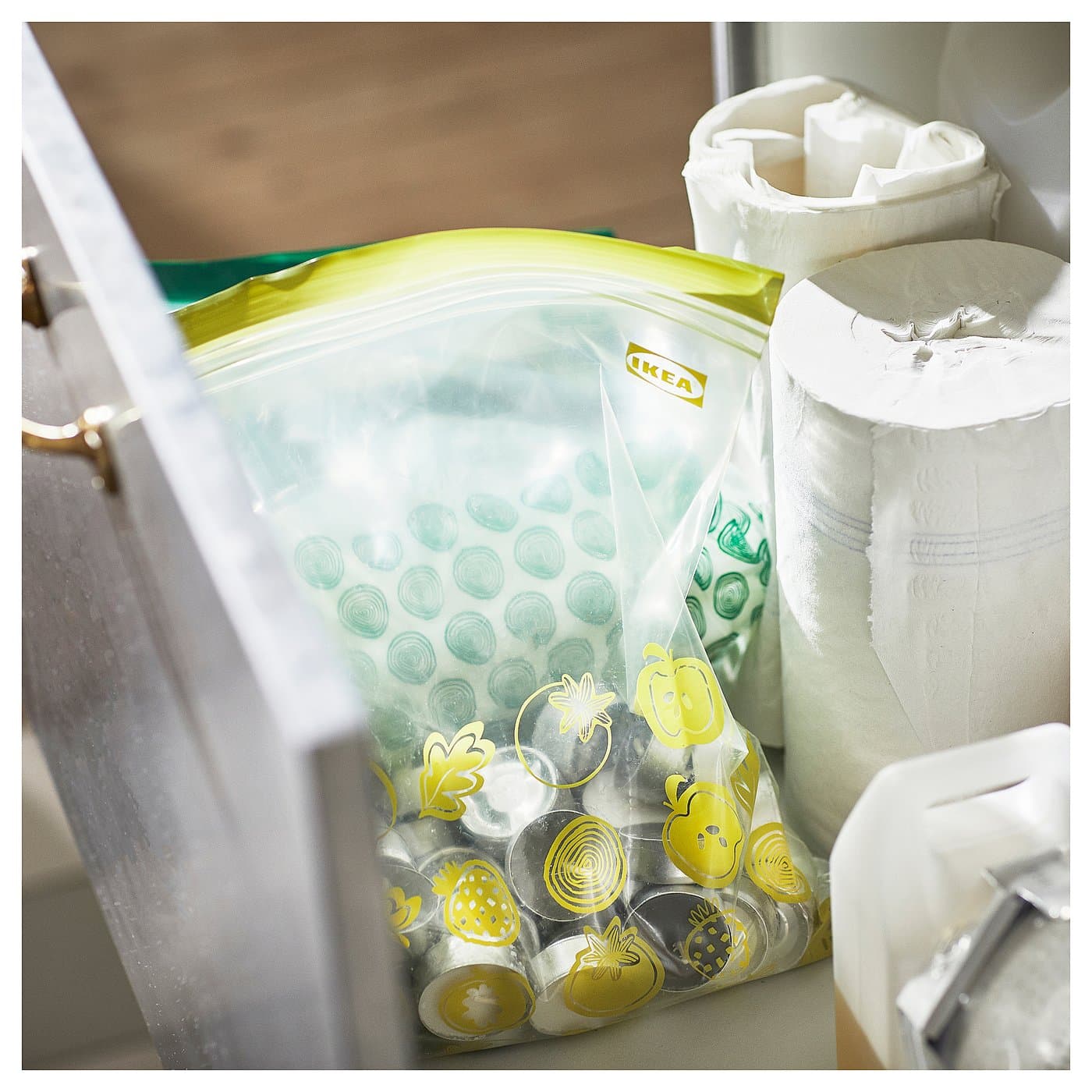 ISTAD Resealable bag - patterned/green 6/4.5 l — image 4