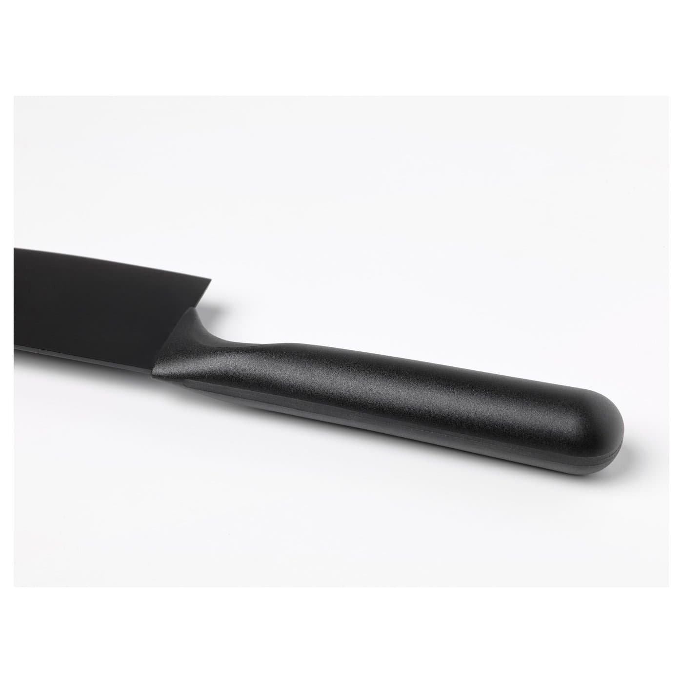 JÄMFÖRA Knife block with 3 knives - black — image 4