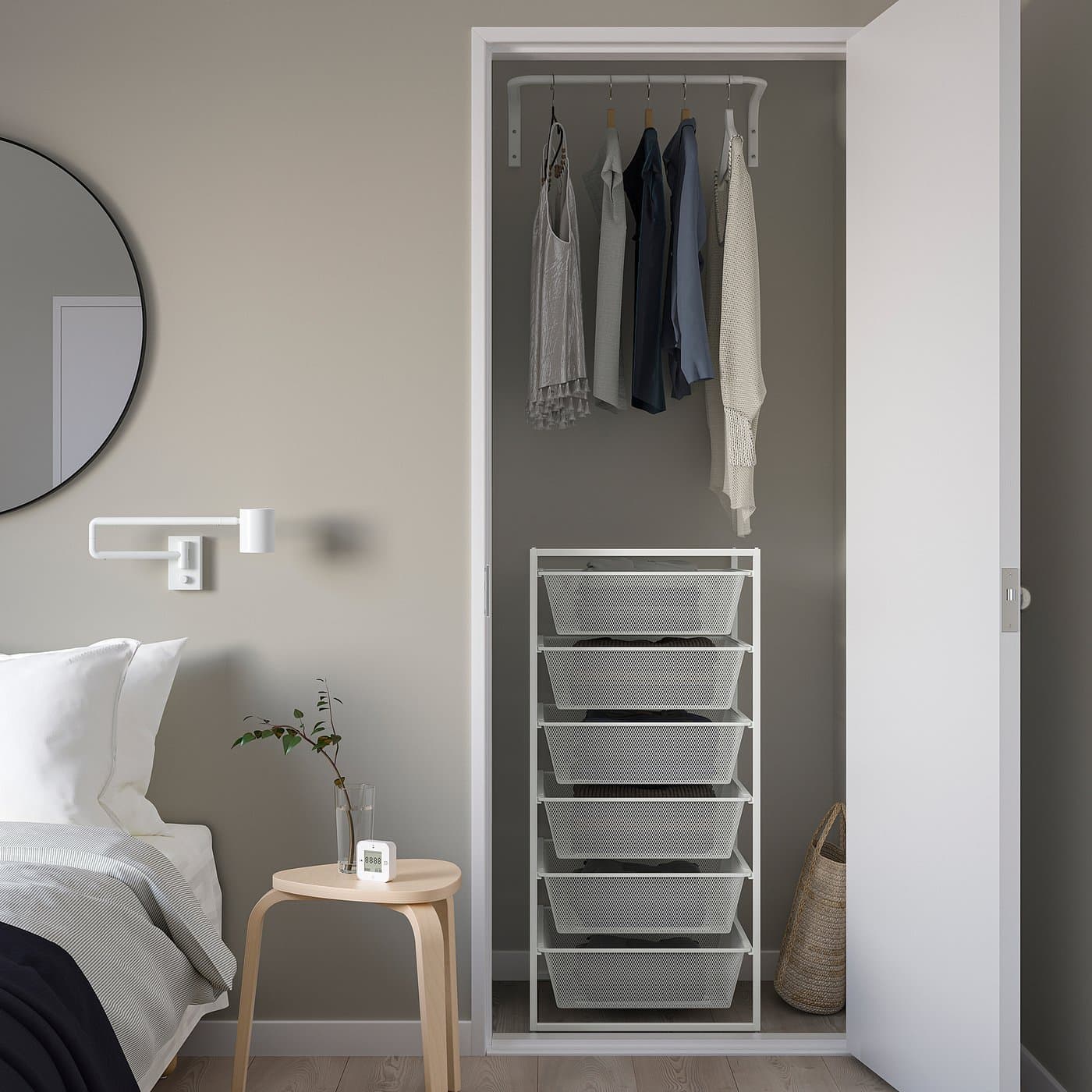 JONAXEL Storage combination - white 50x51x104 cm — image 3