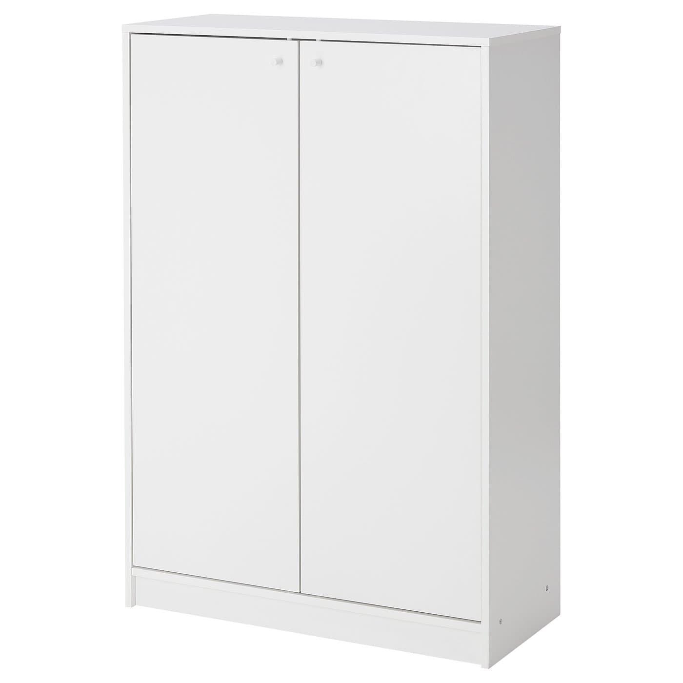 KLEPPSTAD Shoe cabinet/storage - white 80x35x117 cm — image 1