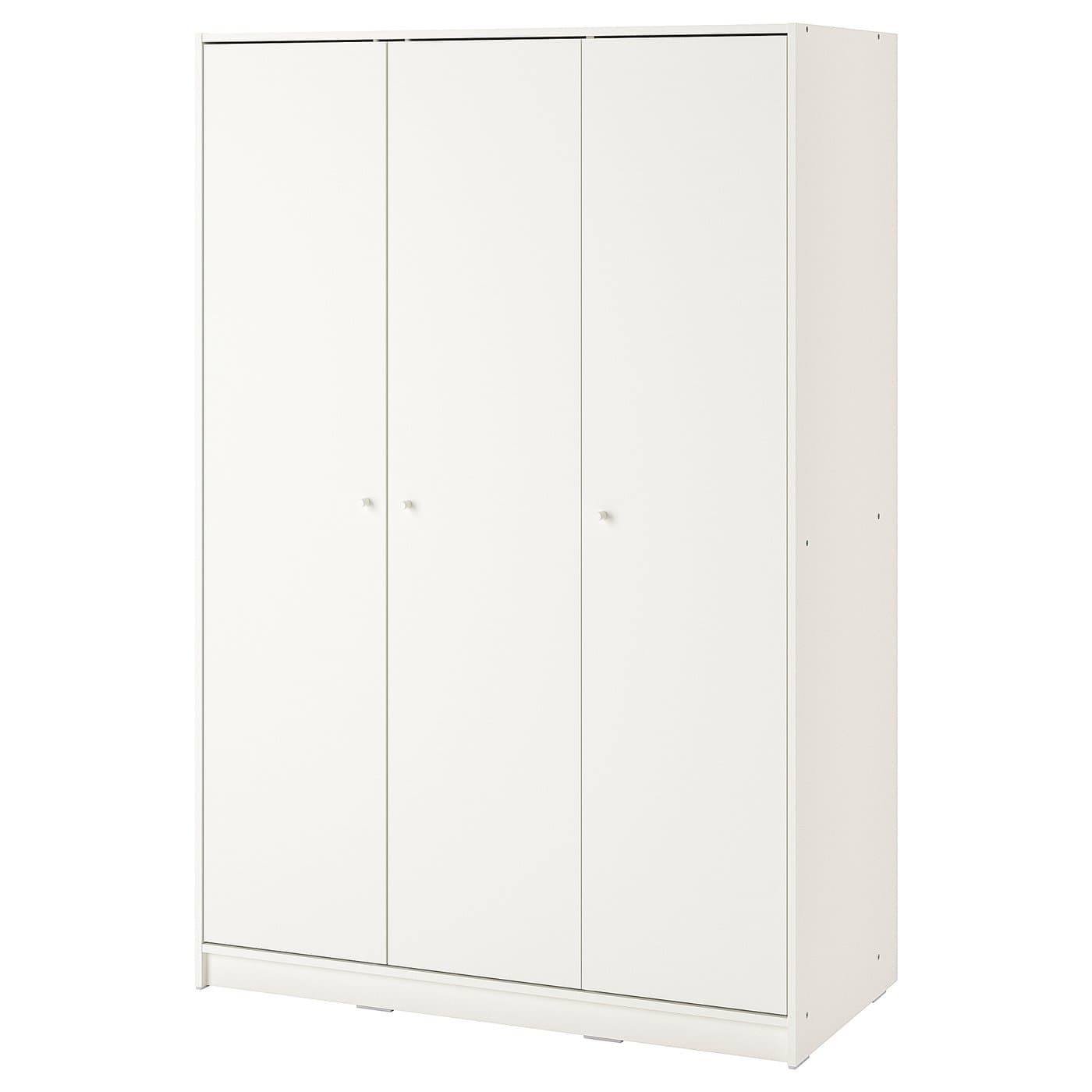 KLEPPSTAD Wardrobe with 3 doors - white 117x55x176 cm — image 1