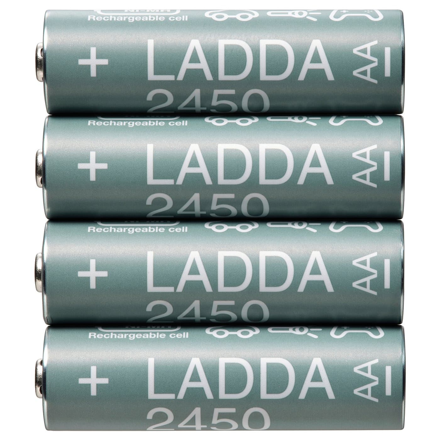 LADDA Rechargeable battery - HR06 AA 1.2V 2450mAh — image 1